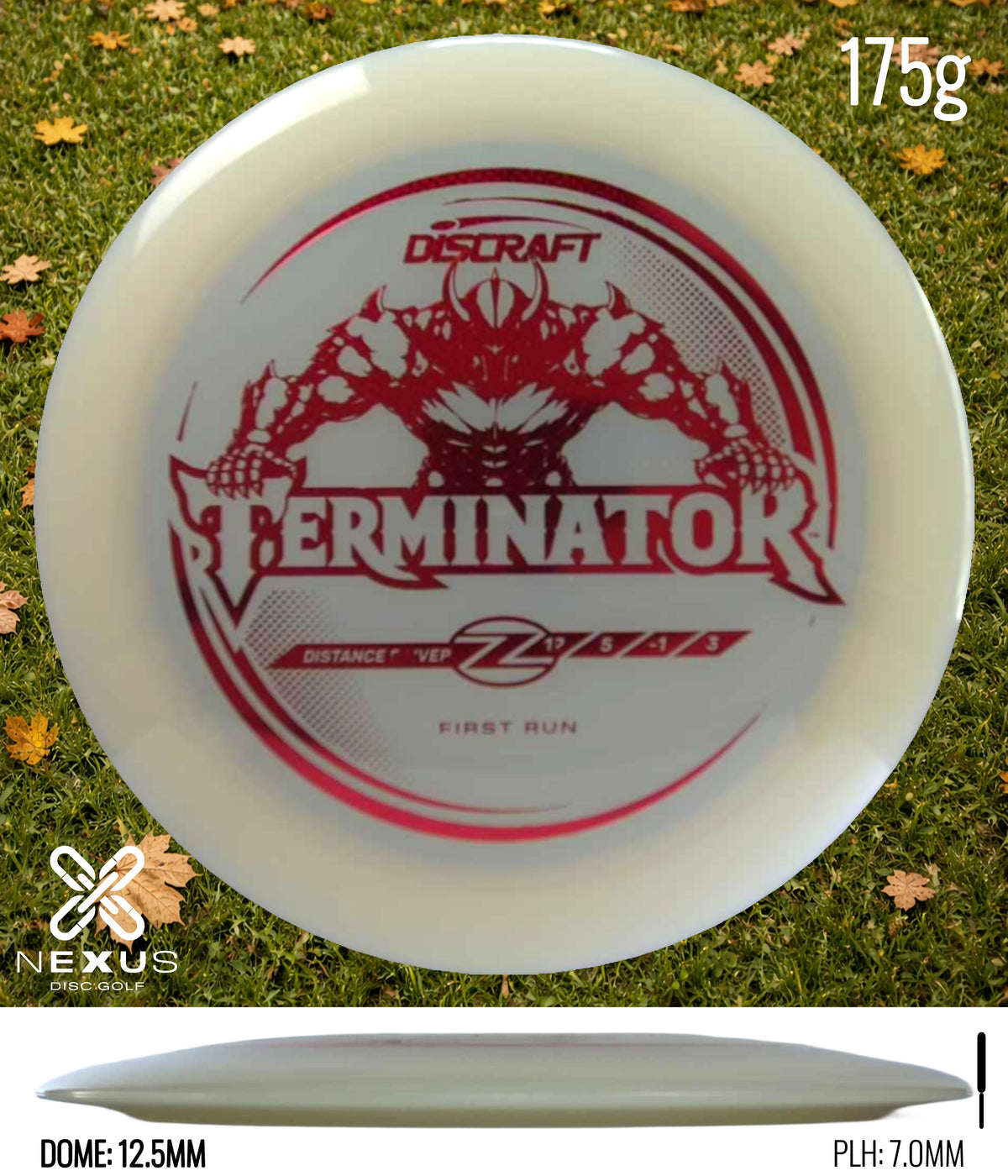 Discraft Terminator Glow/Red Metallic 175g
