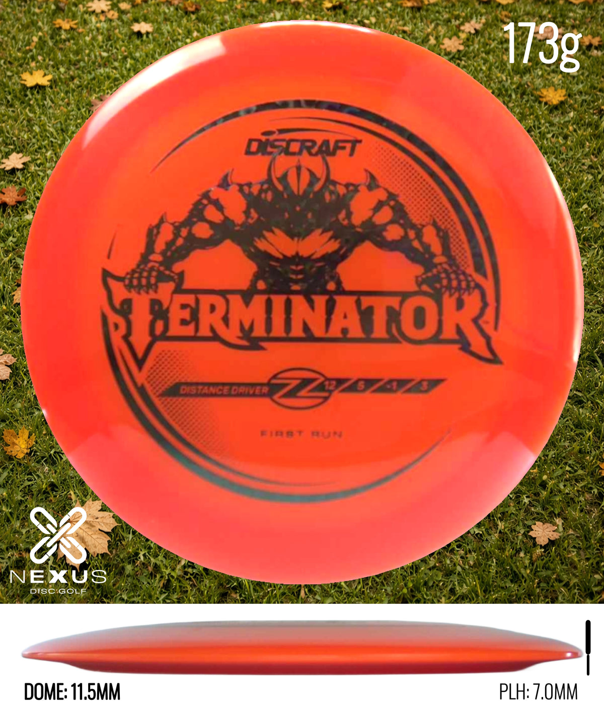 Discraft Terminator Orange/Black 173g