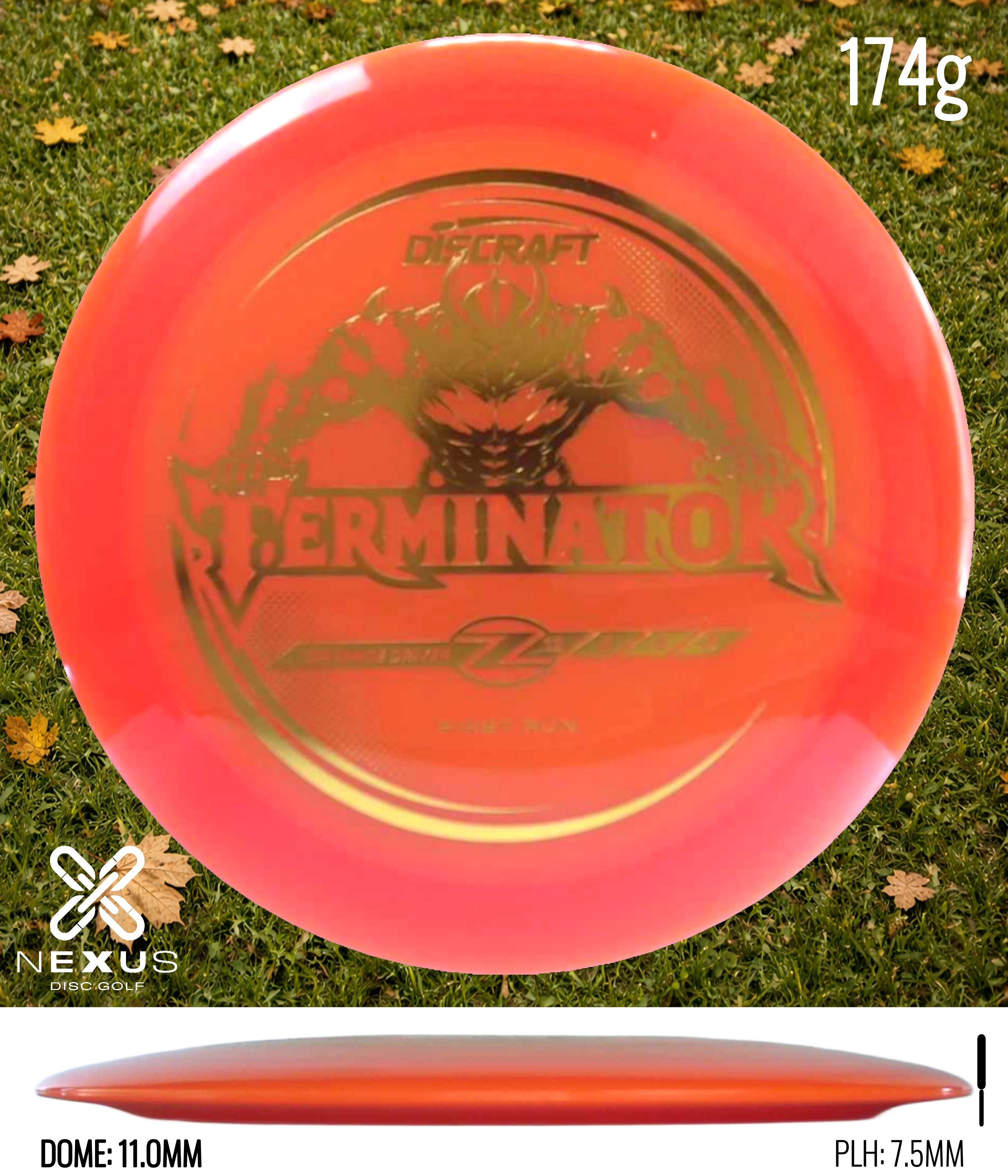 Discraft Terminator Orange/Gold 174g