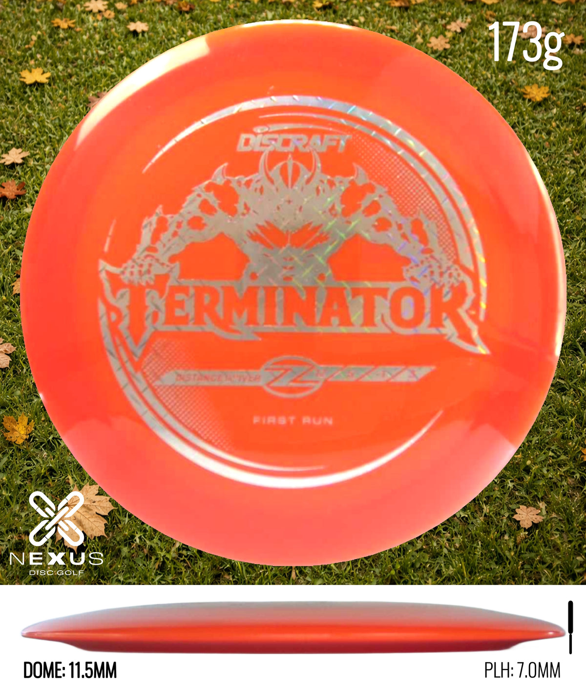 Discraft Terminator Orange/Silver 173g