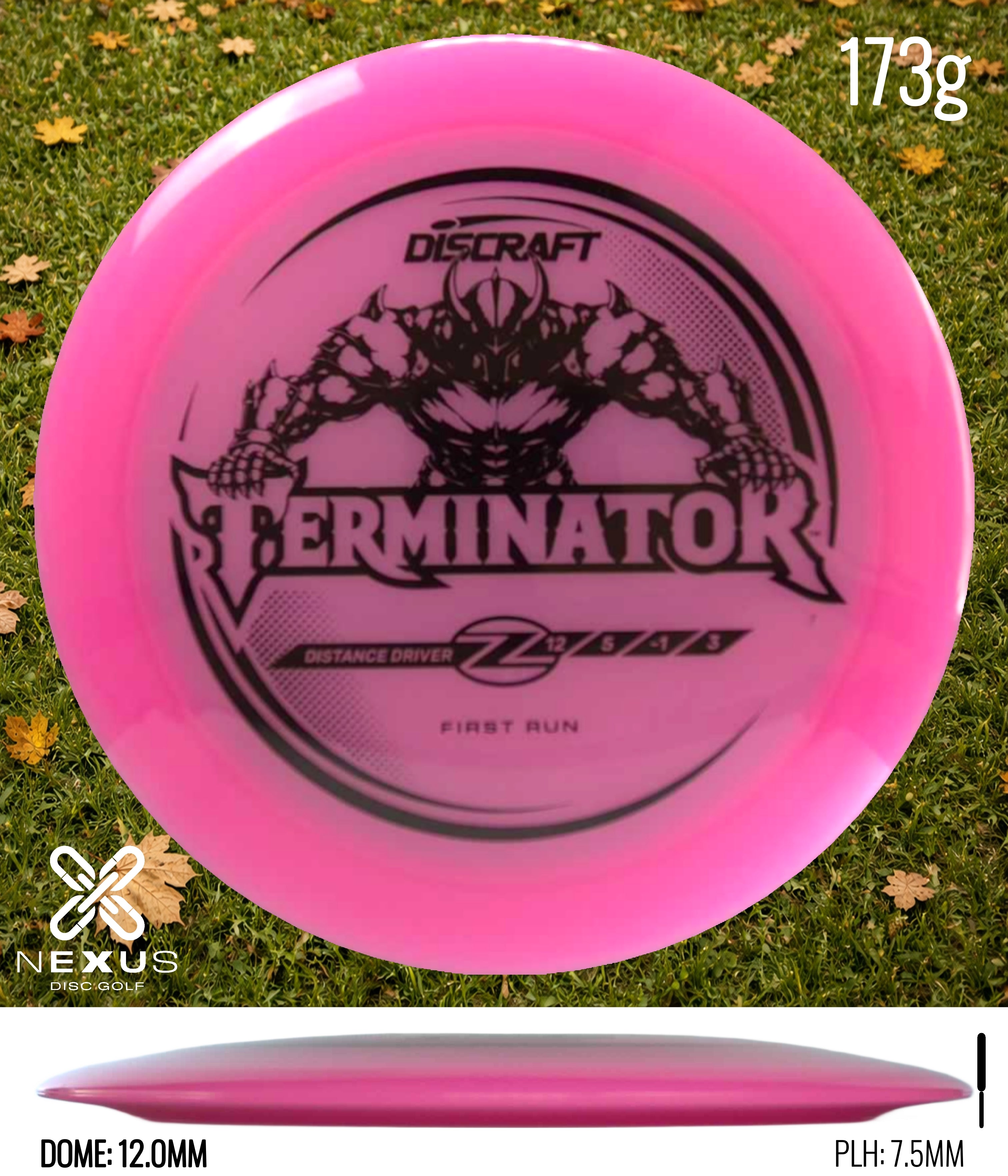 Discraft Terminator Pink/Black 173g