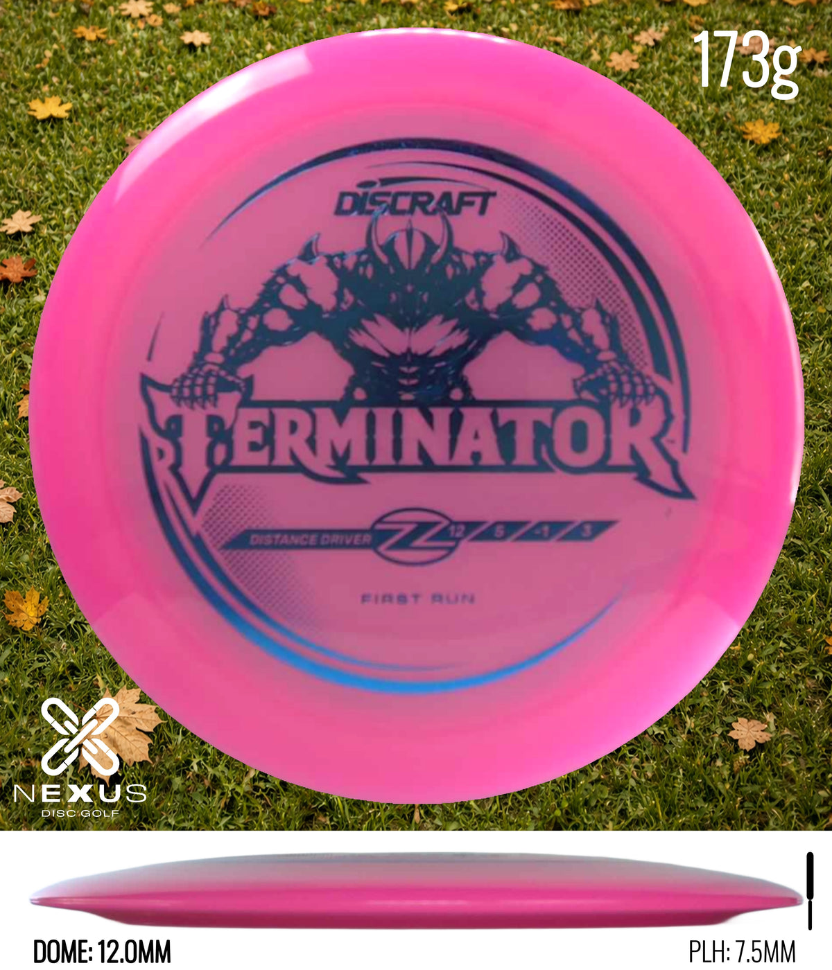 Discraft Terminator Pink/Blue Metallic 173g