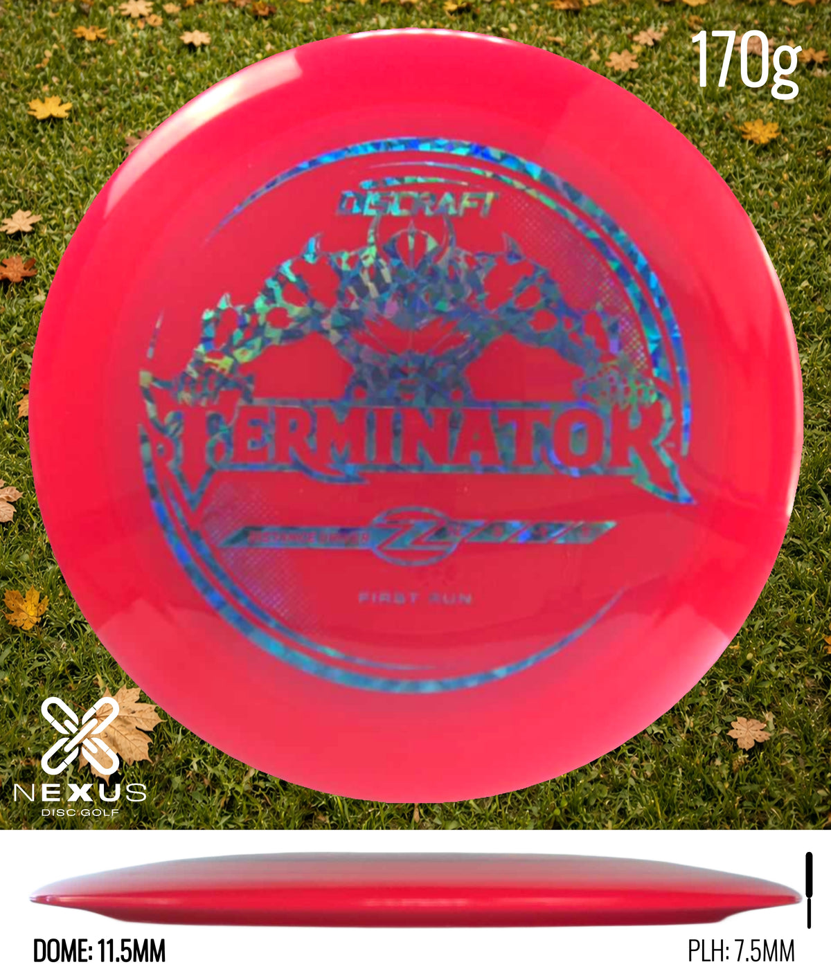 Discraft Terminator Red/Blue Metallic 170g
