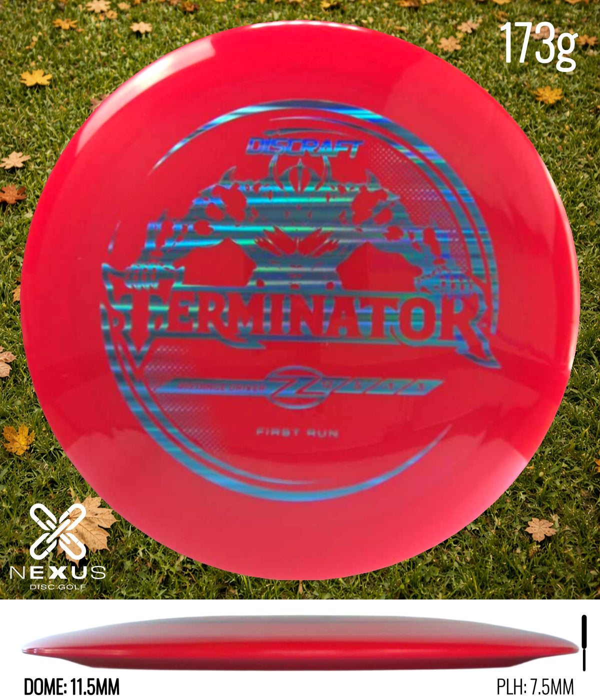Discraft Terminator Red/Blue Metallic 173g