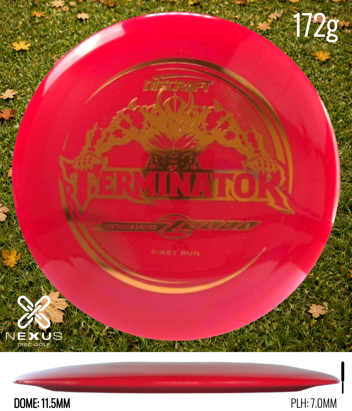 Discraft Terminator Red/Gold 172g