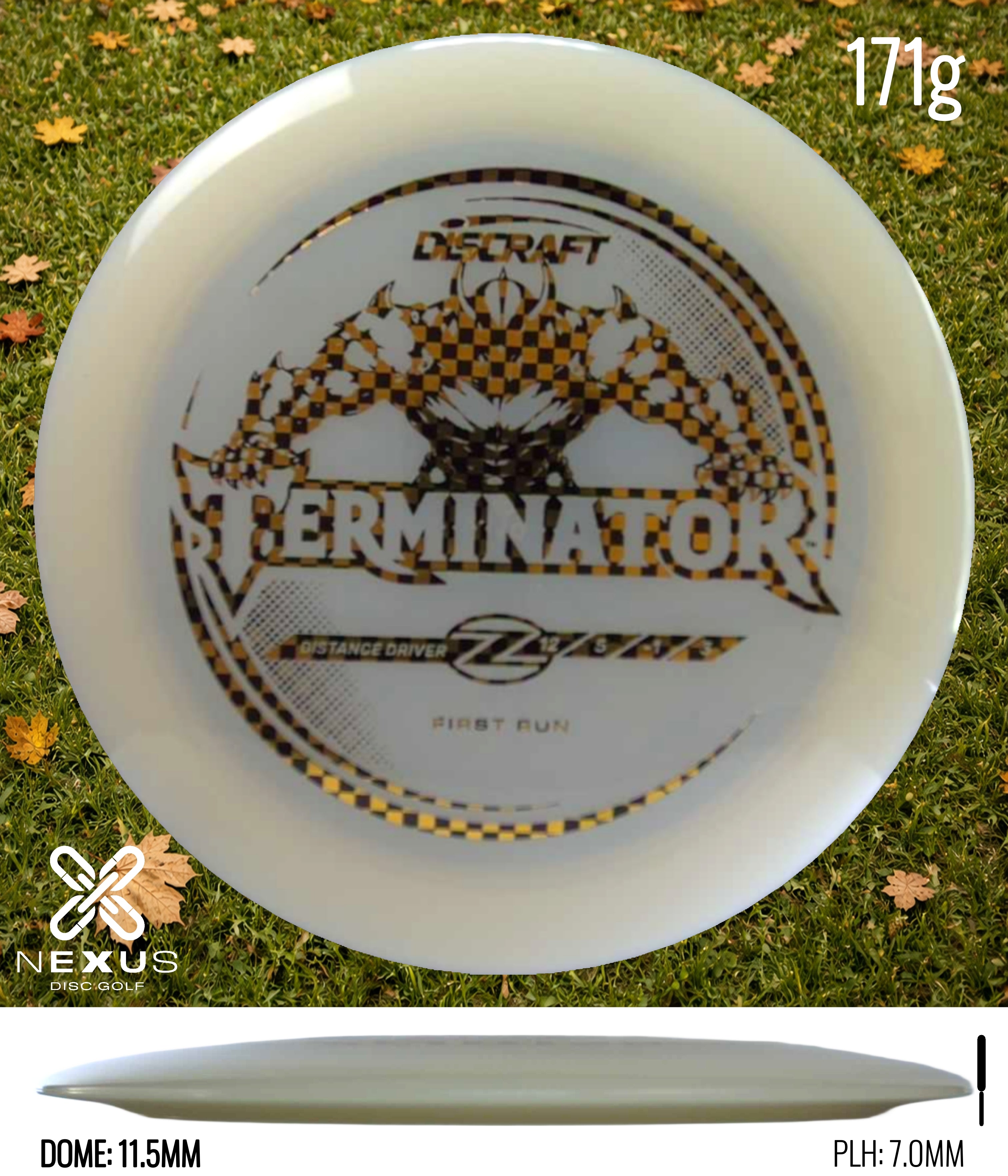 Discraft Terminator White/Gold,Black 171g