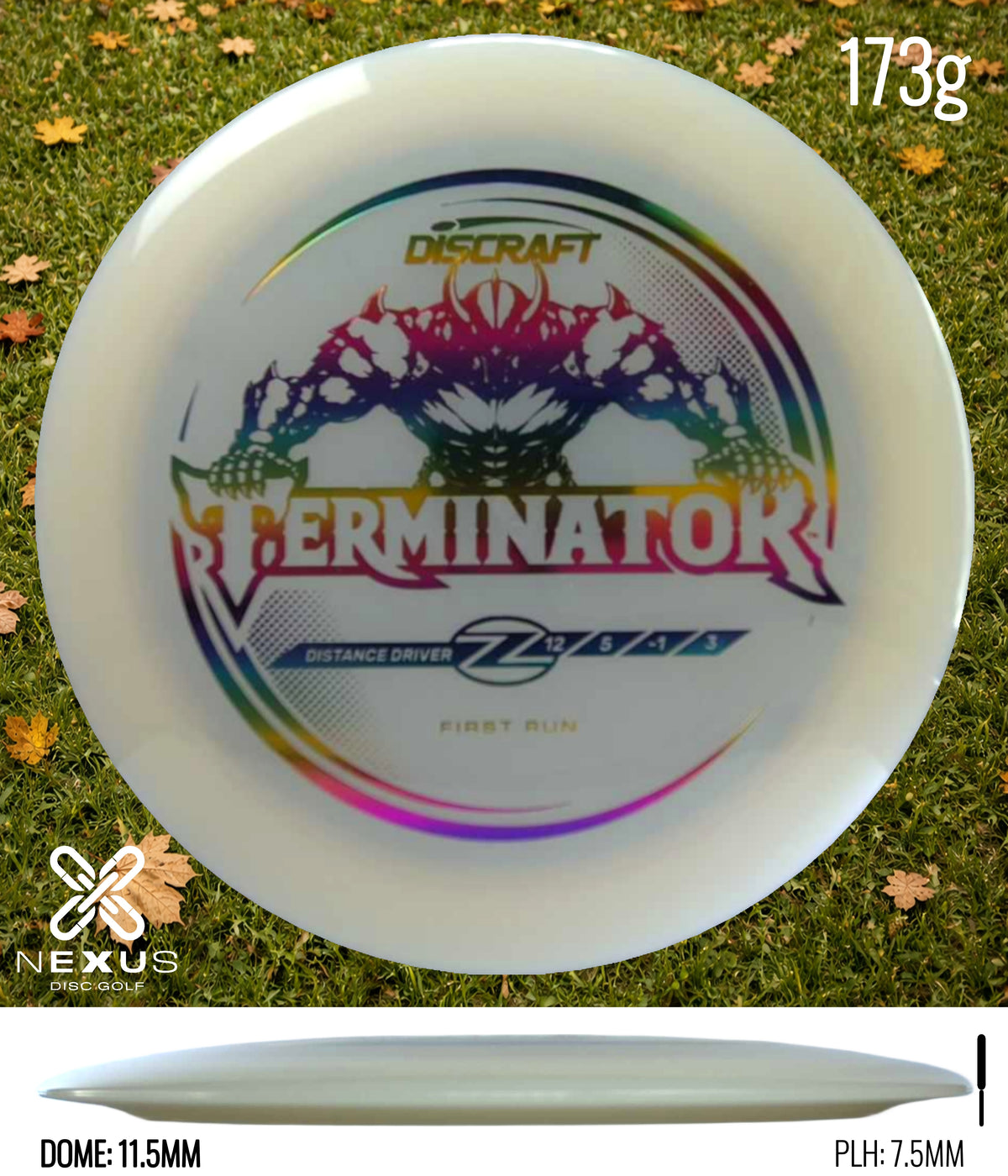 Discraft Terminator White/Rainbow 173g