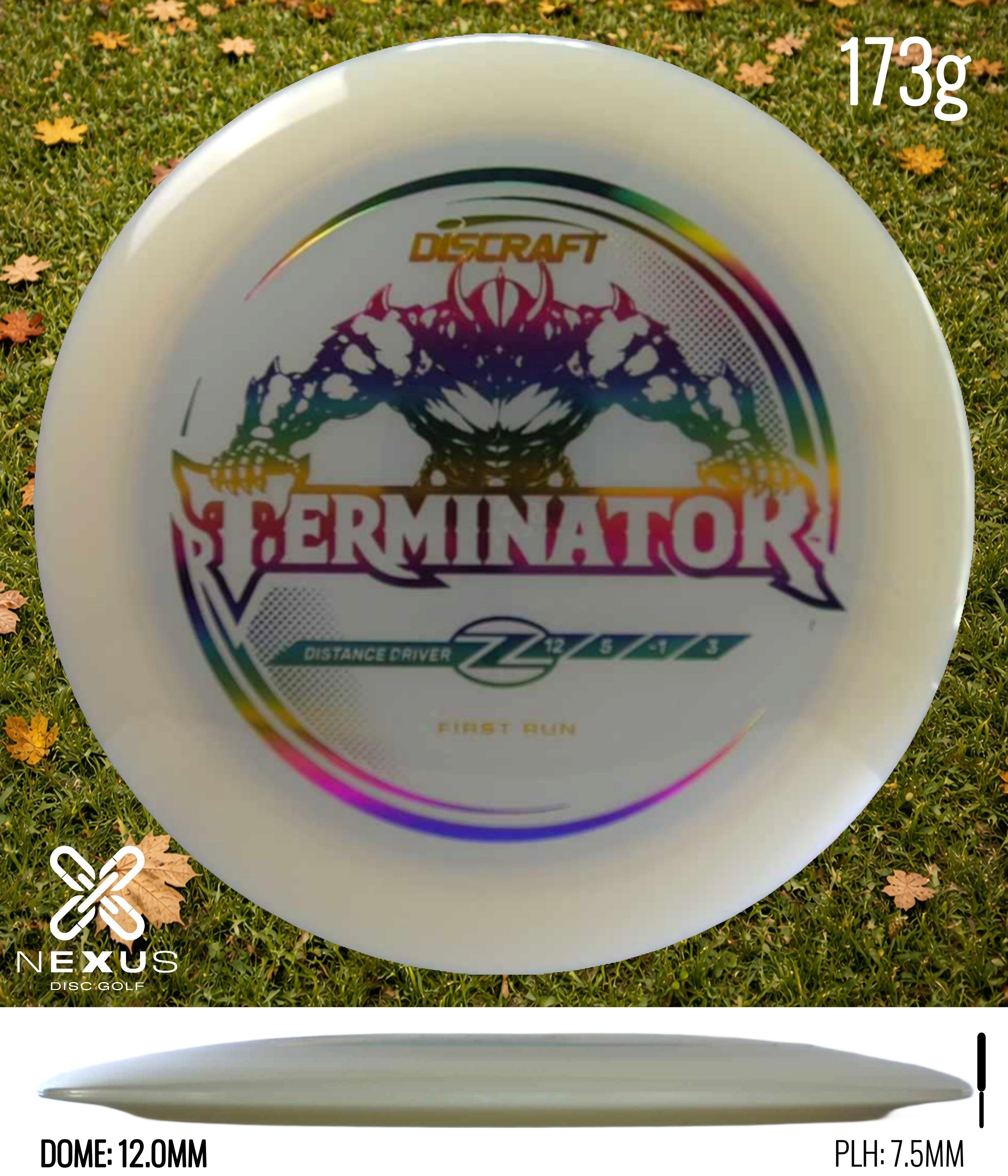 Discraft Terminator White/Rainbow 173g