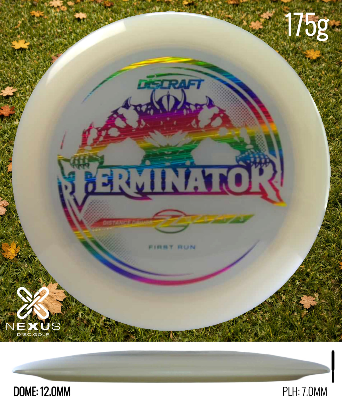 Discraft Terminator White/Rainbow 175g