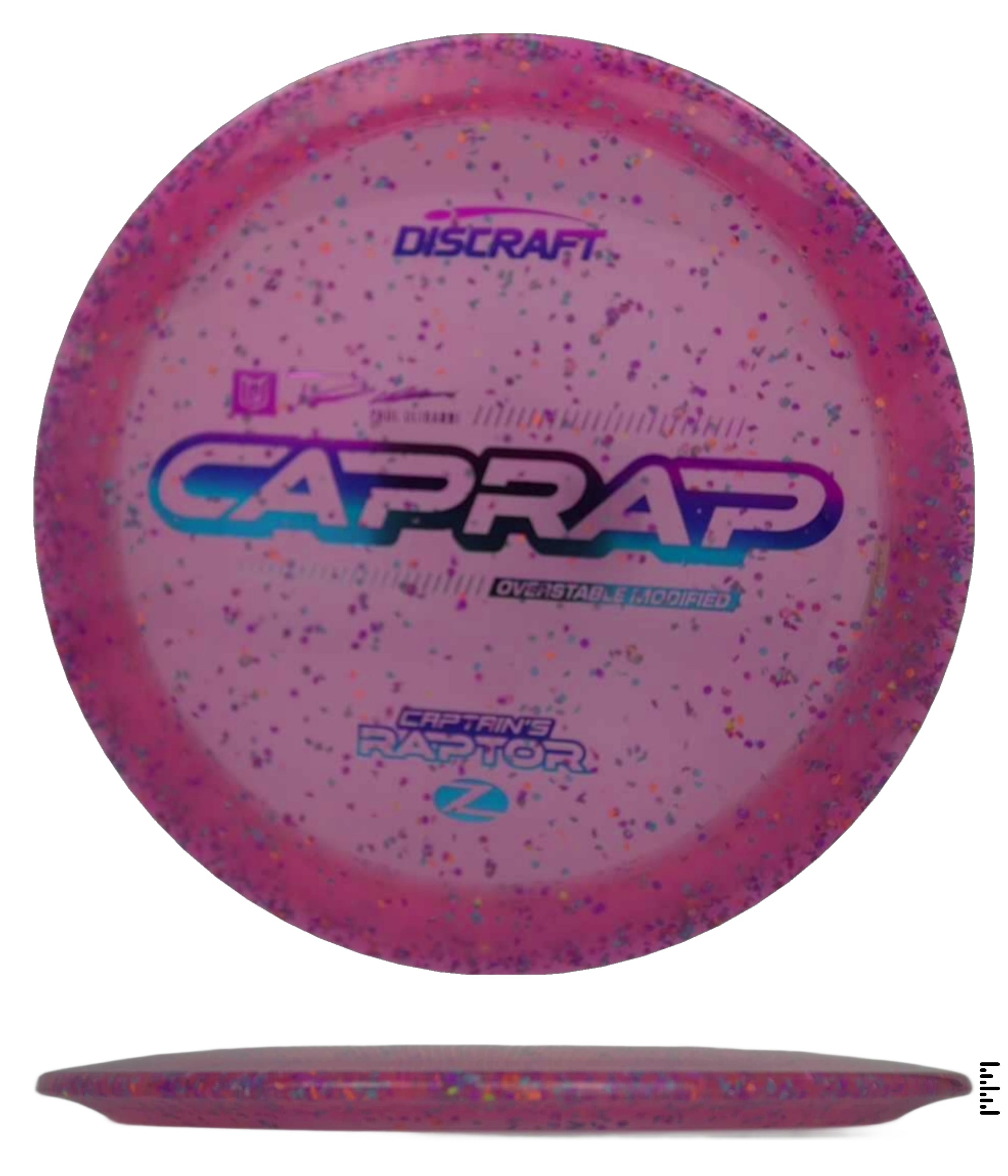 Discraft 2026 Z Confetti Captain's Raptor