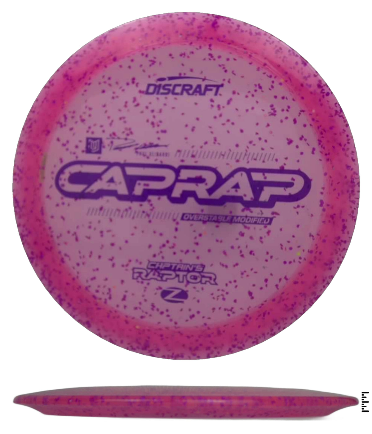 Discraft 2026 Z Confetti Captain's Raptor