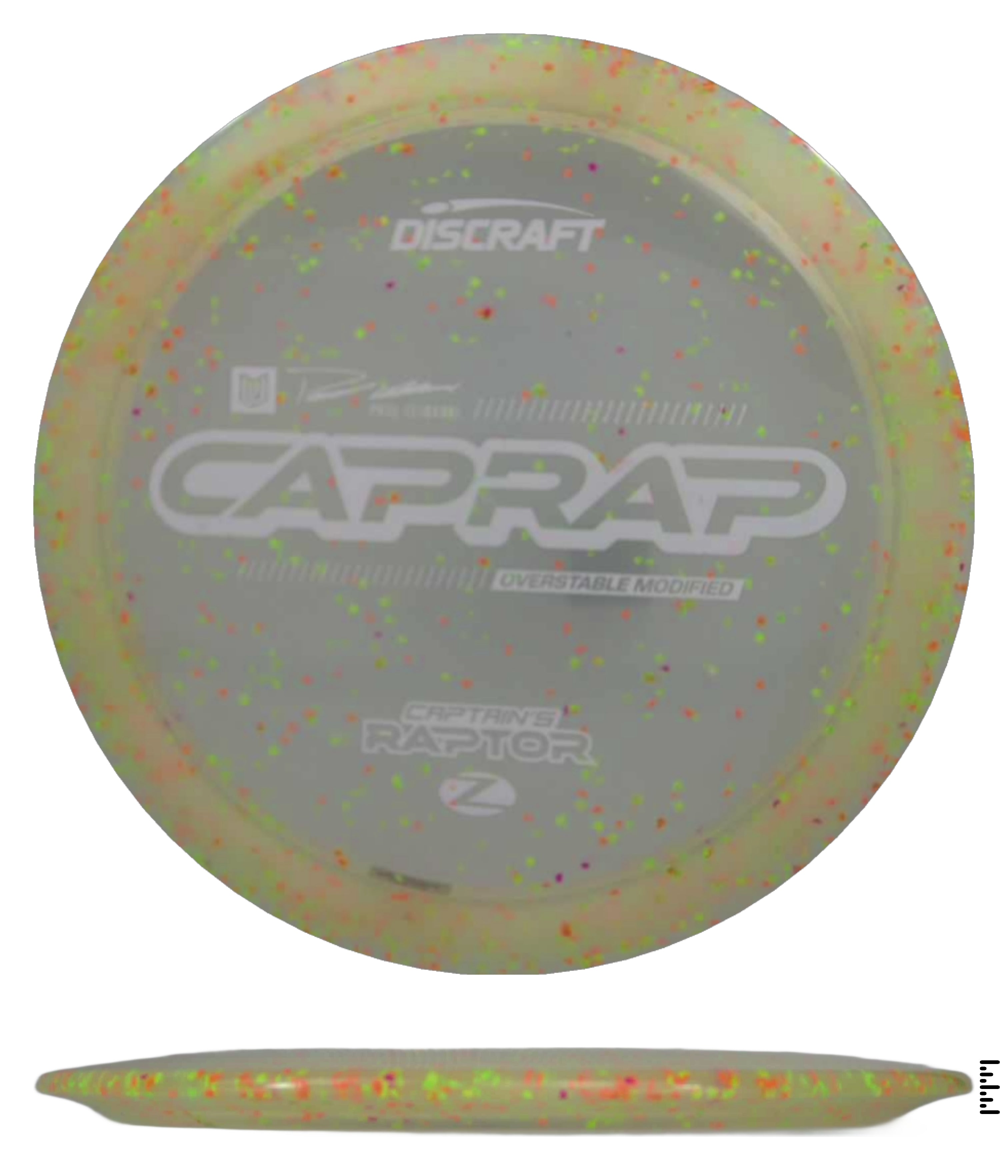 Discraft 2026 Z Confetti Captain's Raptor