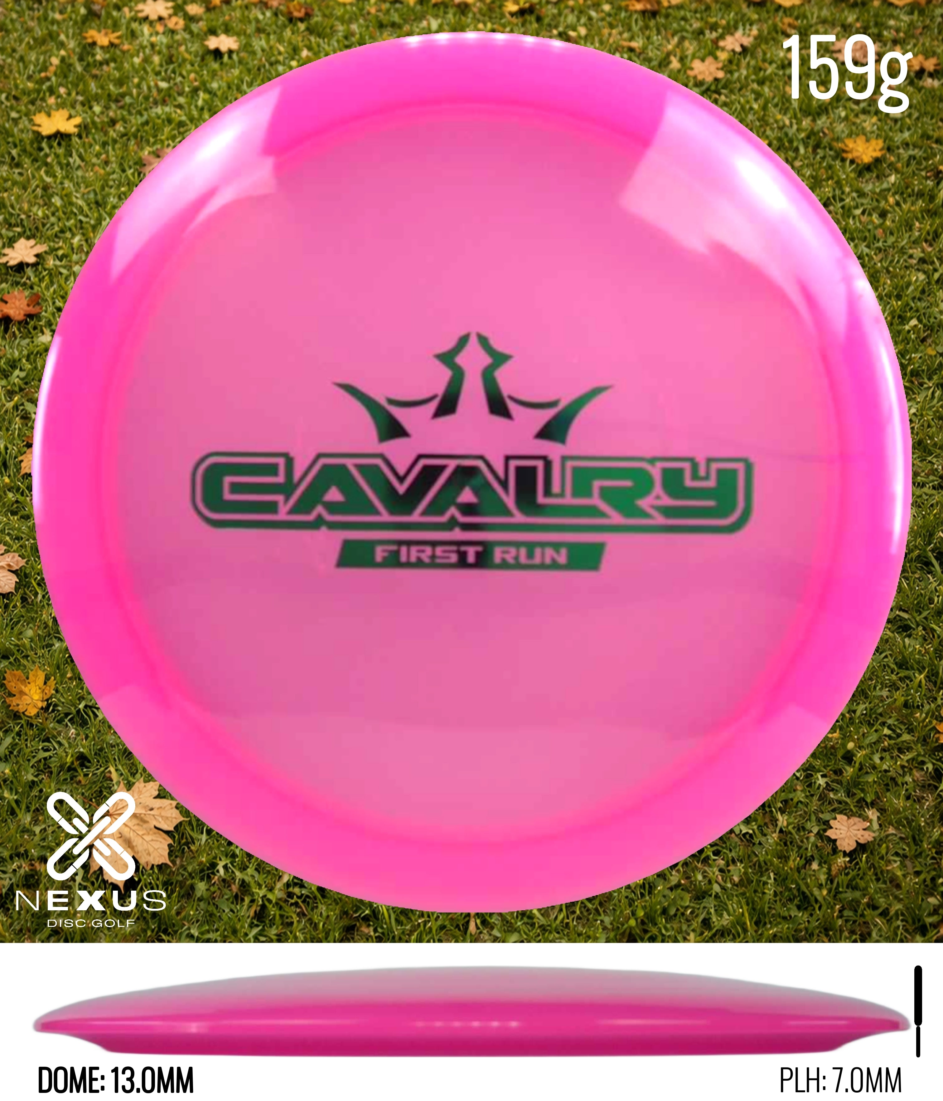 Dynamic Discs Cavalry Lucid Pink/Green Metallic 159g