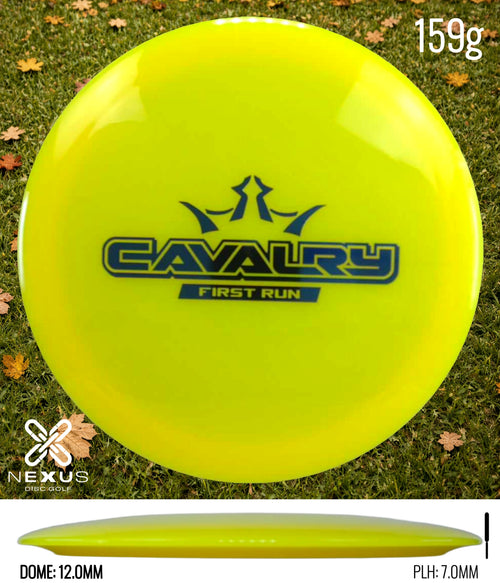 Dynamic Discs Cavalry Lucid Yellow/Blue Metallic 159g