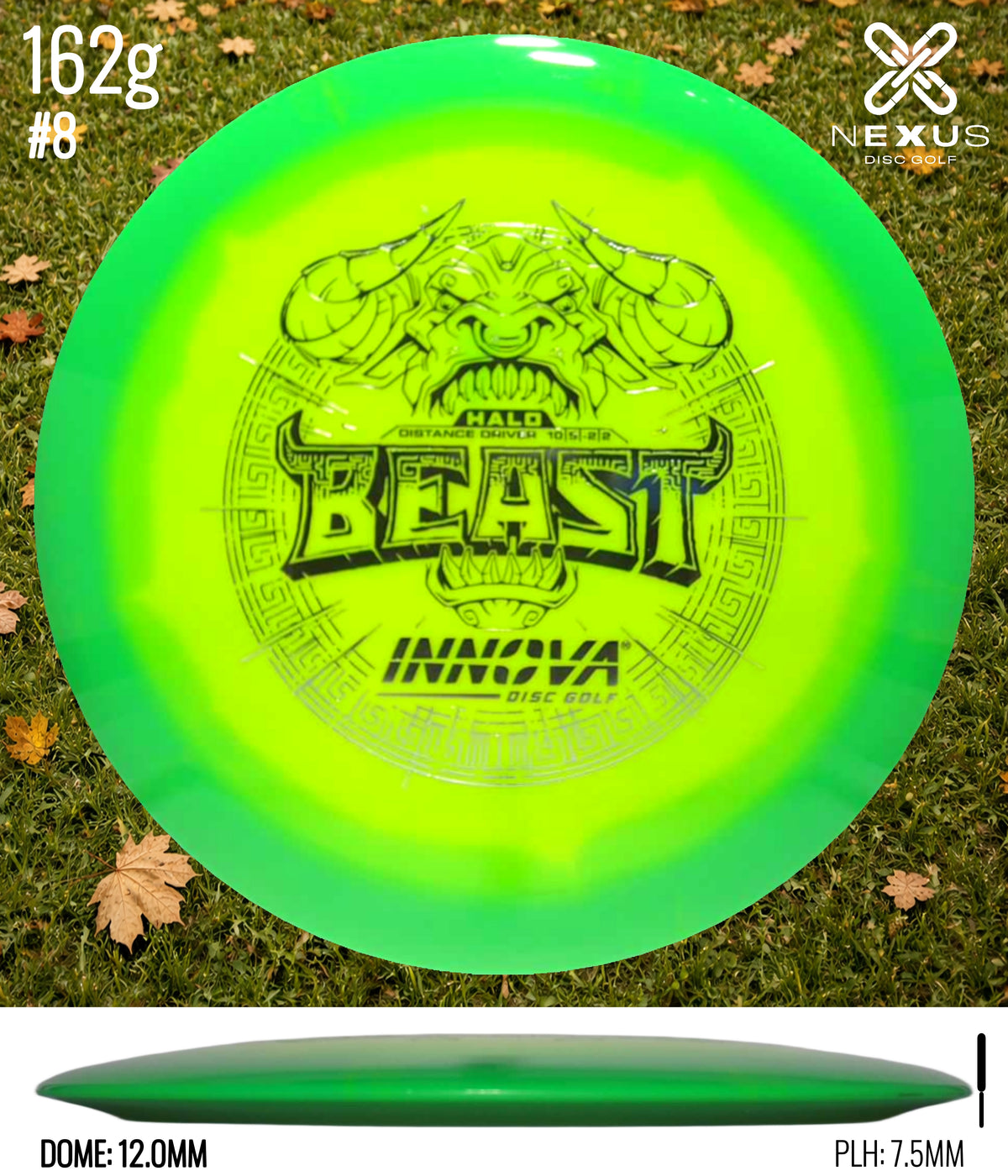 Innova Beast Halo Star Green/Silver 162g