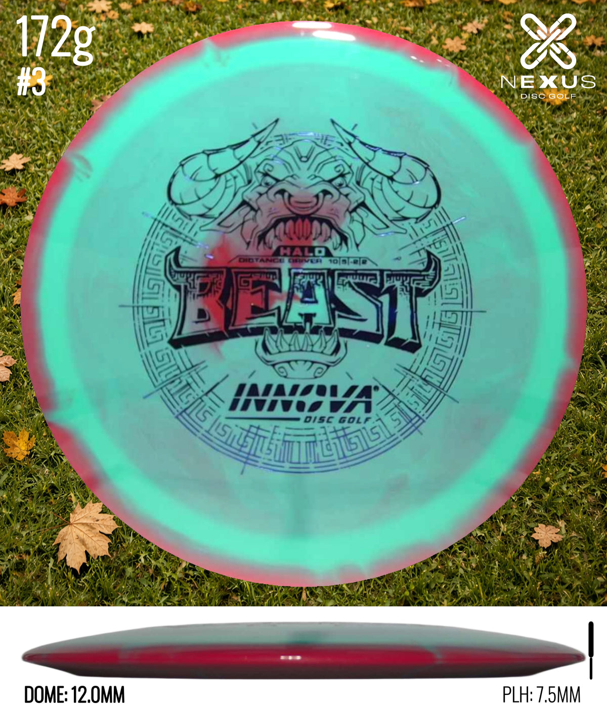 Innova Beast Halo Star Red/Teal-Blue 172g