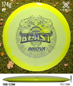 Innova Beast Halo Star Yellow 174g