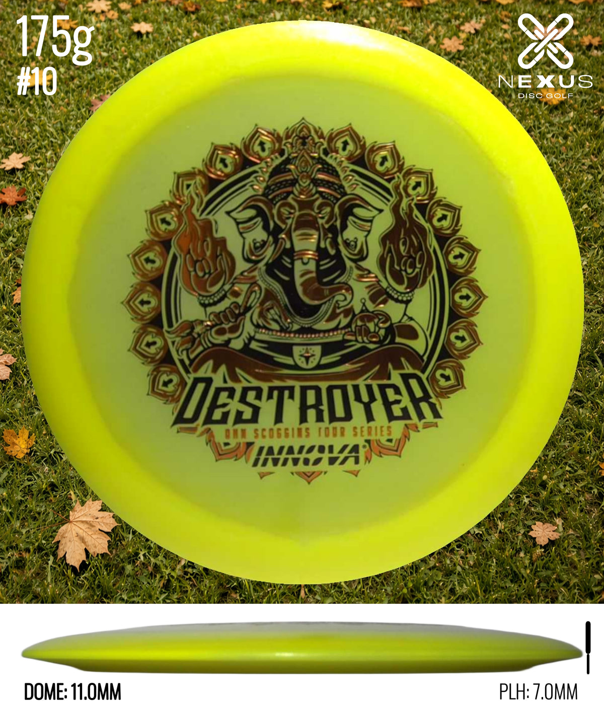 Innova Destroyer Pro Yellow/Black, Gold 175g