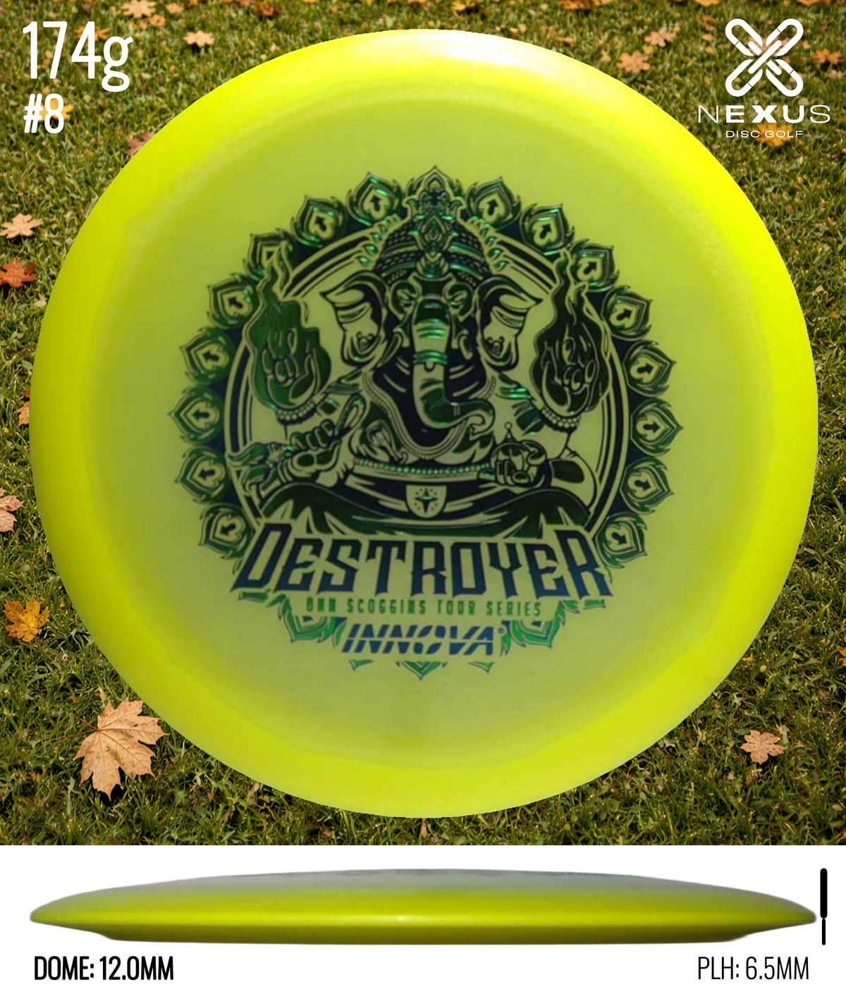 Innova Destroyer Pro Yellow/Blue, Green 174g