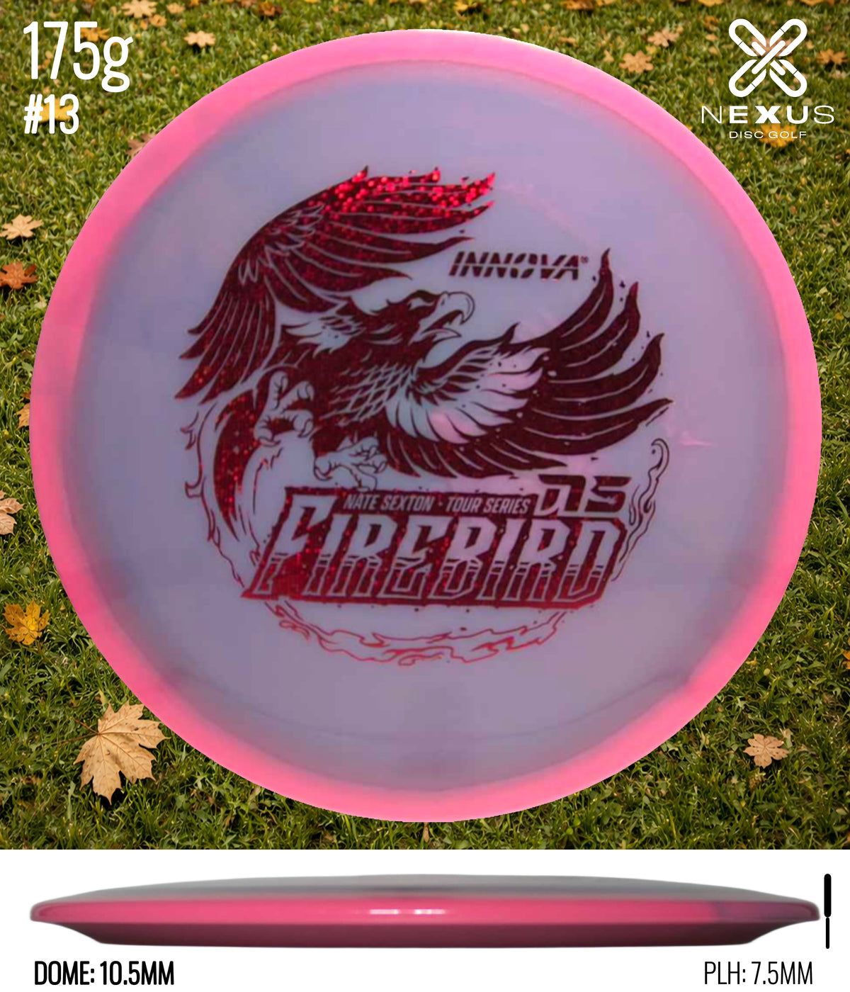 Innova Firebird XT Pink/Purple/Red Metallic 175g