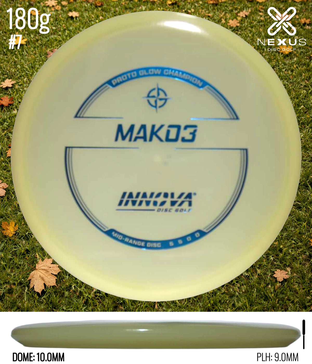 Innova Mako Champion Glow/Blue 180g