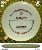 Innova Mako Champion Glow/Gold 168g