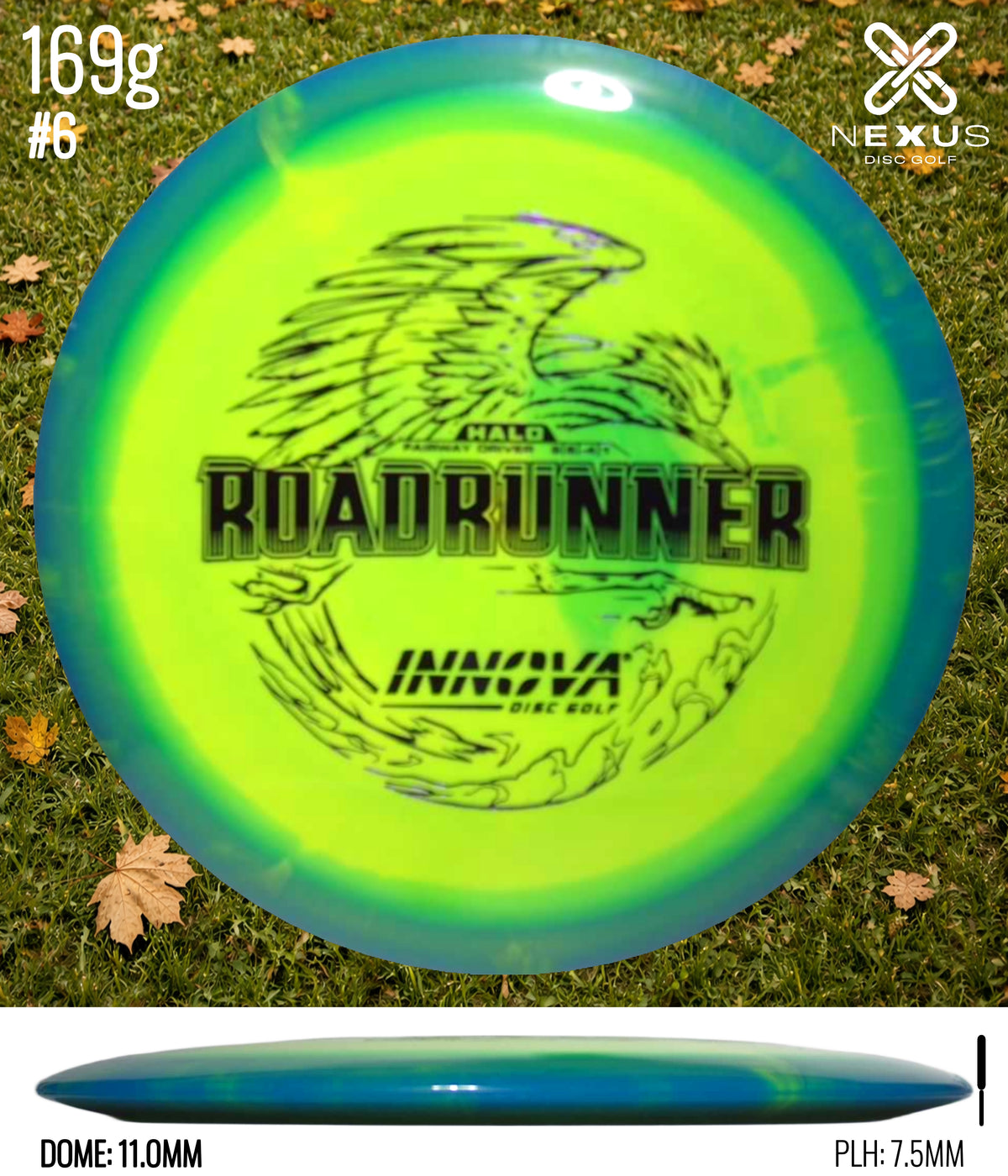 Innova Roadrunner Halo Star Yellow/Purple 169g