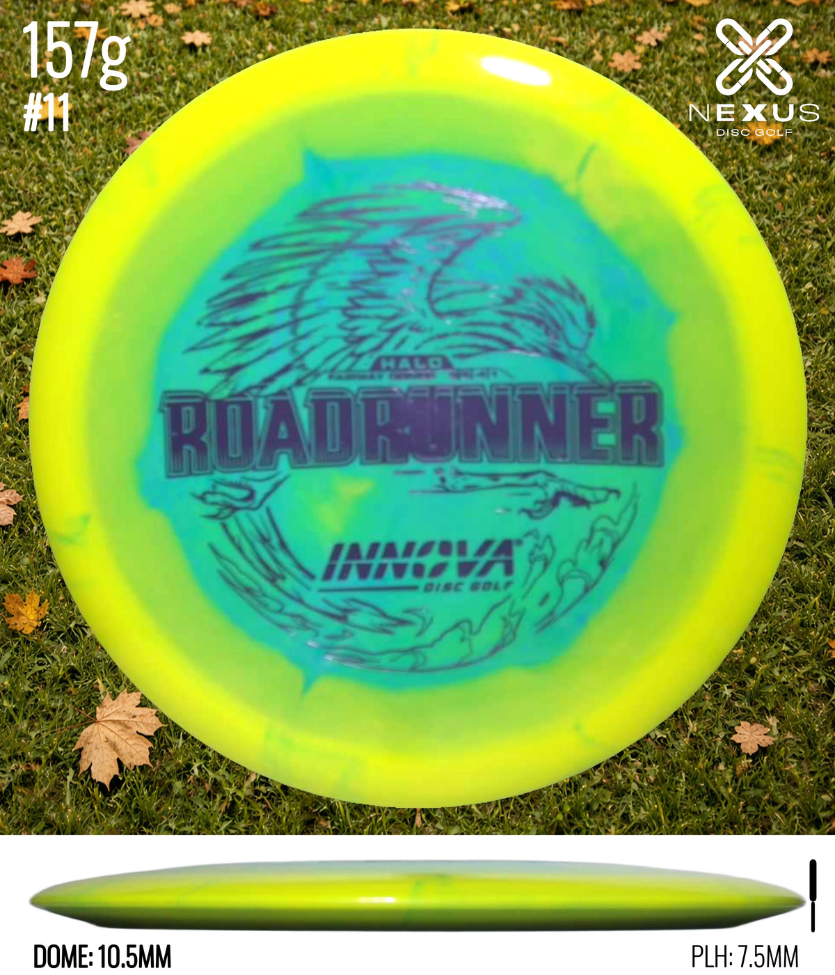 Innova Roadrunner Halo Star Yellow/Purple Metallic 157g