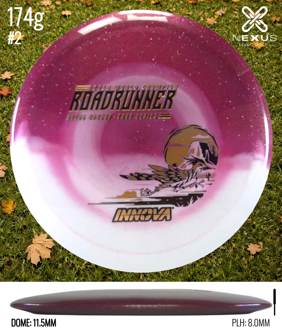 Innova Roadrunner Merlot/Gold 174g