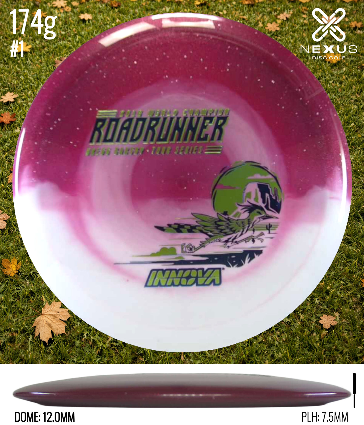 Innova Roadrunner Merlot/Green 174g