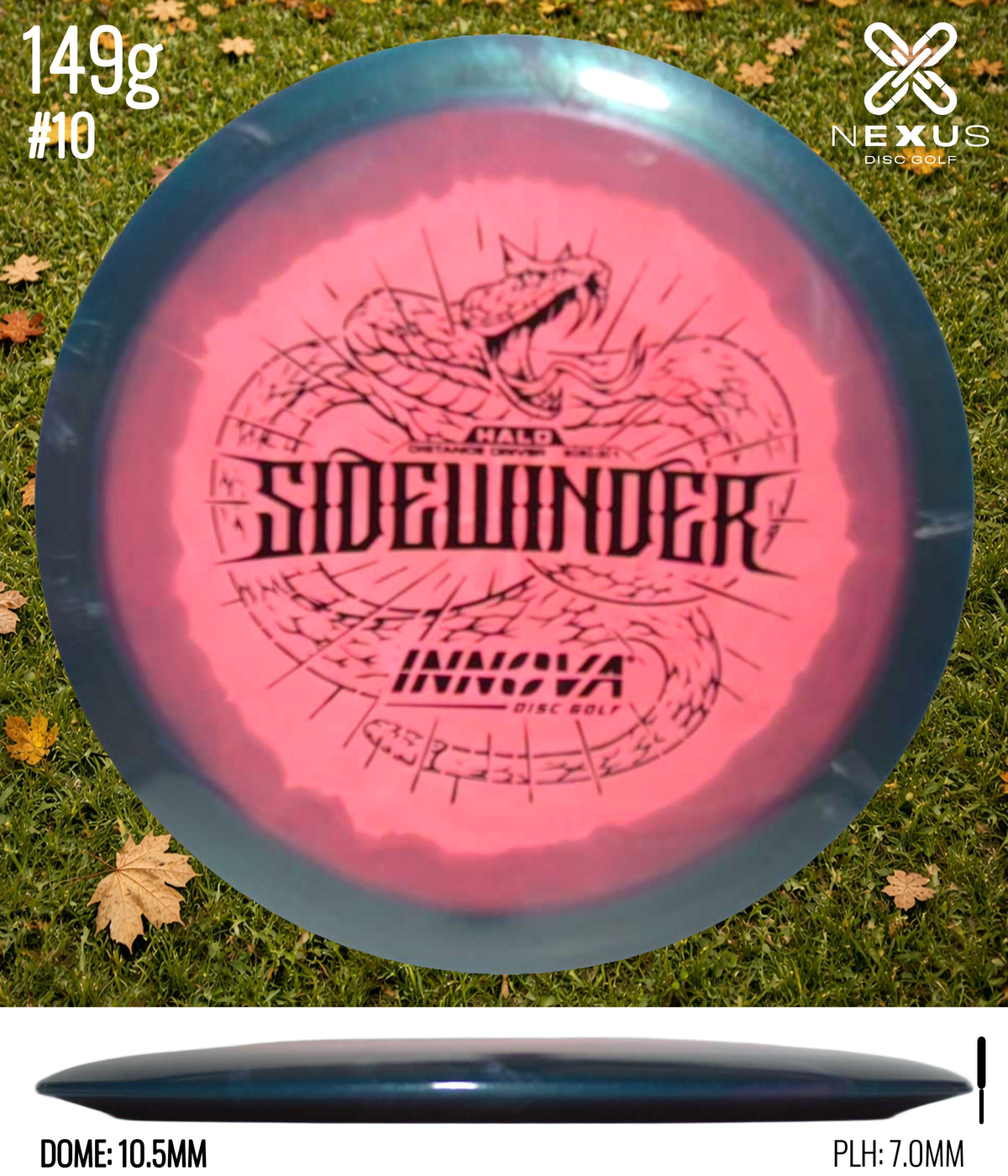 Innova Sidewinder Halo Star Pink/Black 149g