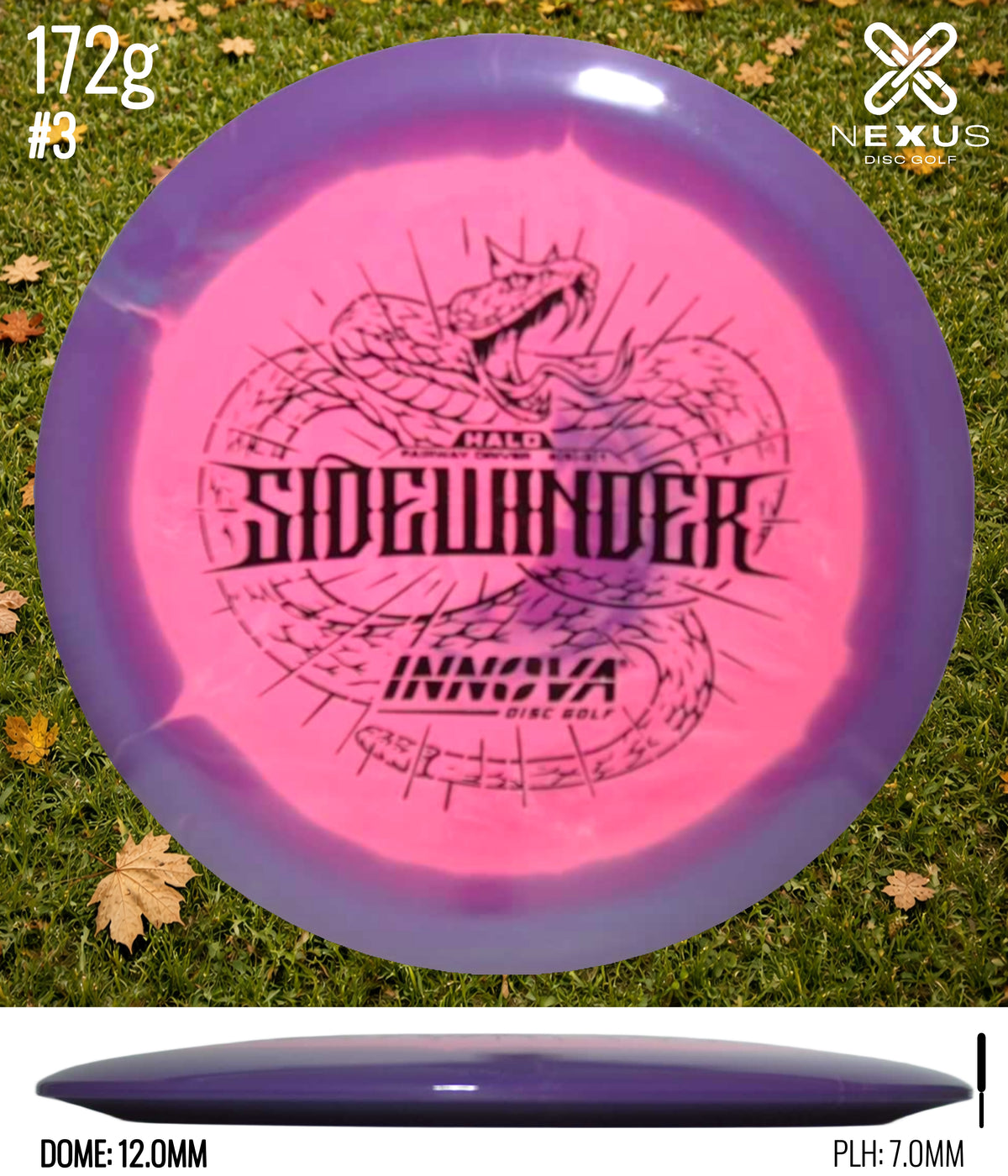 Innova Sidewinder Halo Star Pink/Black 172g