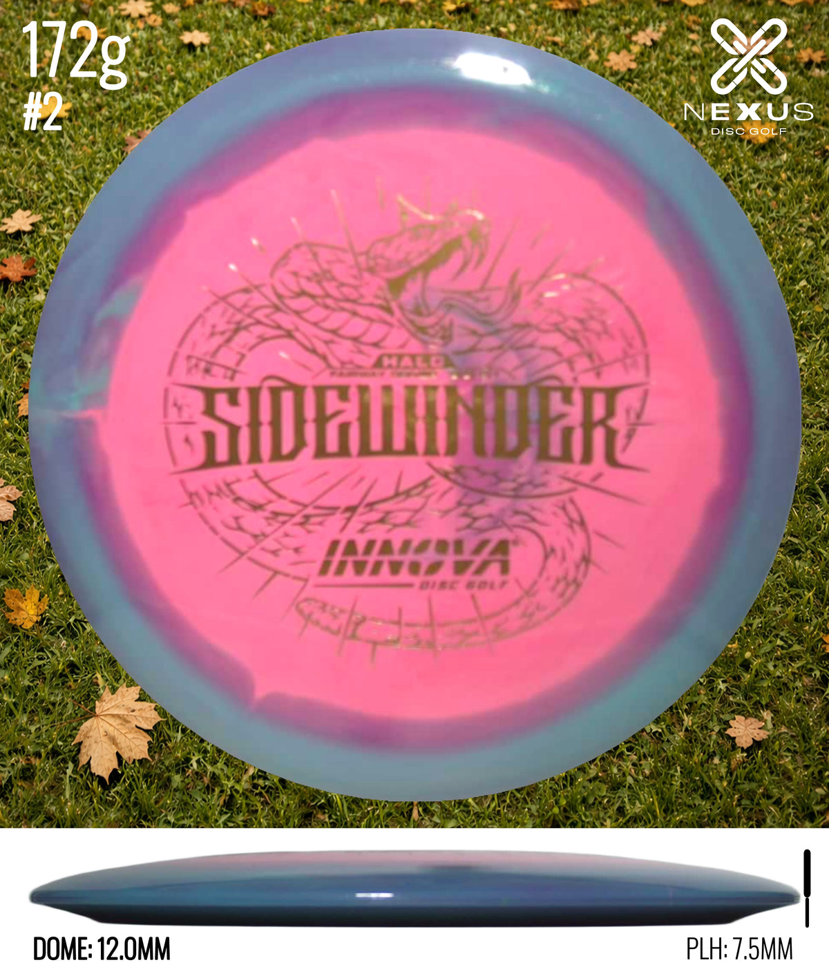 Innova Sidewinder Halo Star Pink/Gold 172g
