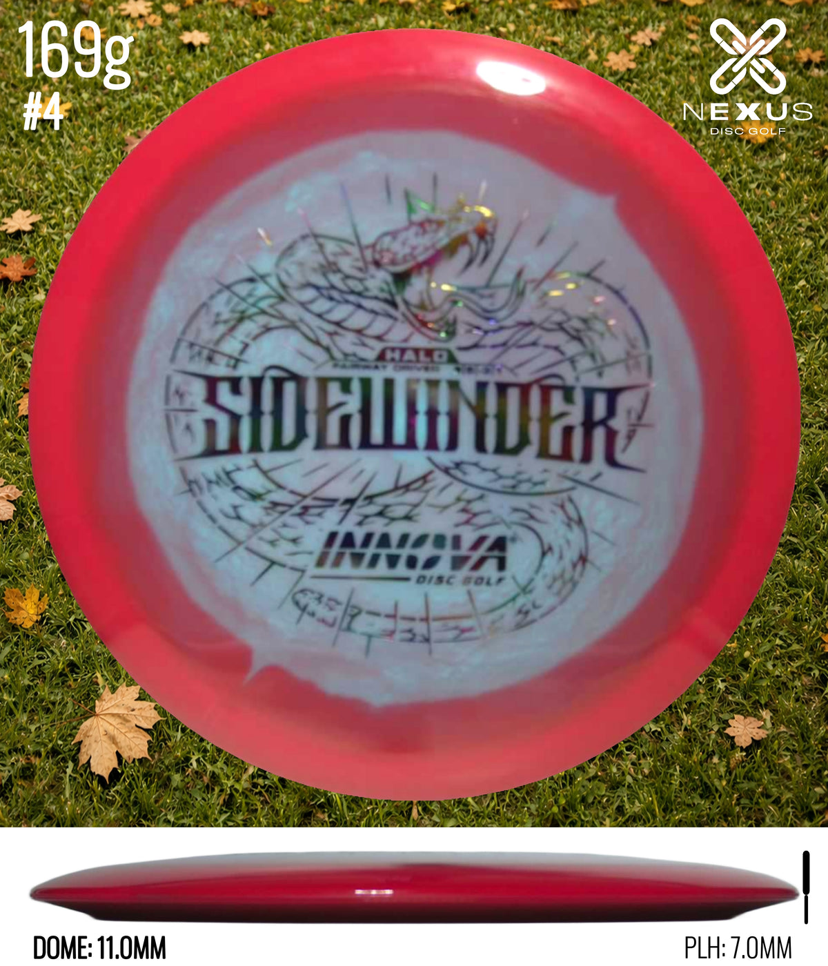 Innova Sidewinder Halo Star Pink/Holographic 169g
