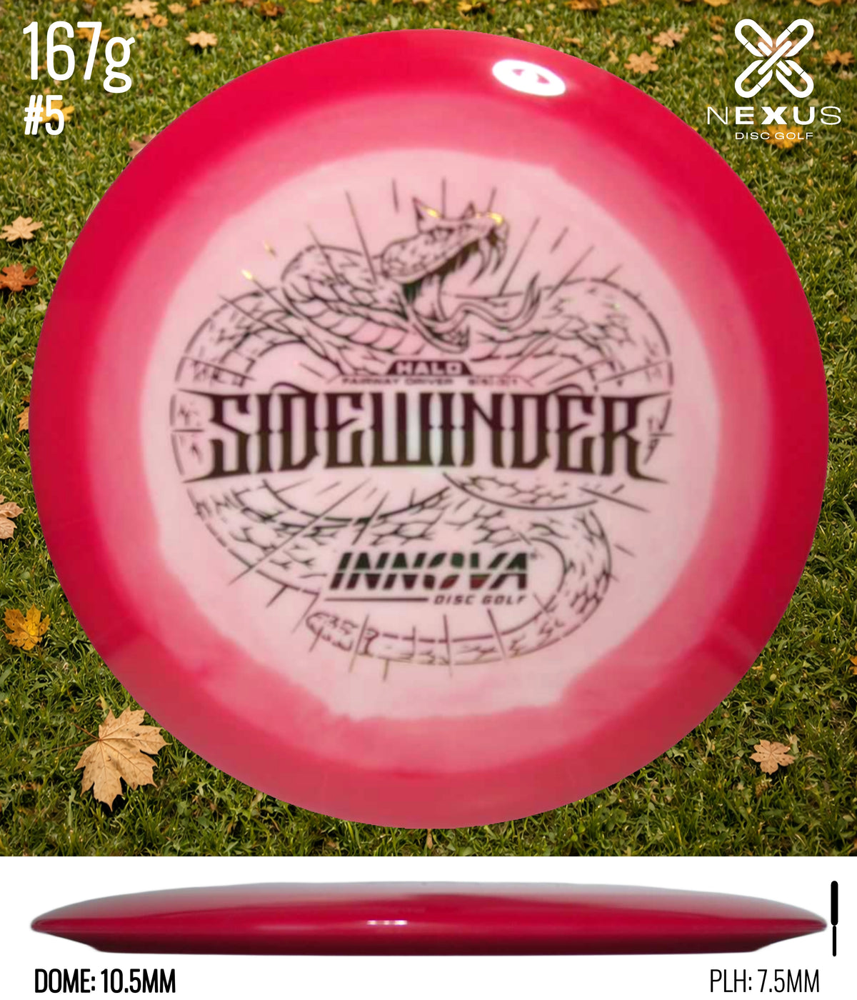 Innova Sidewinder Halo Star Red/Multi 167g