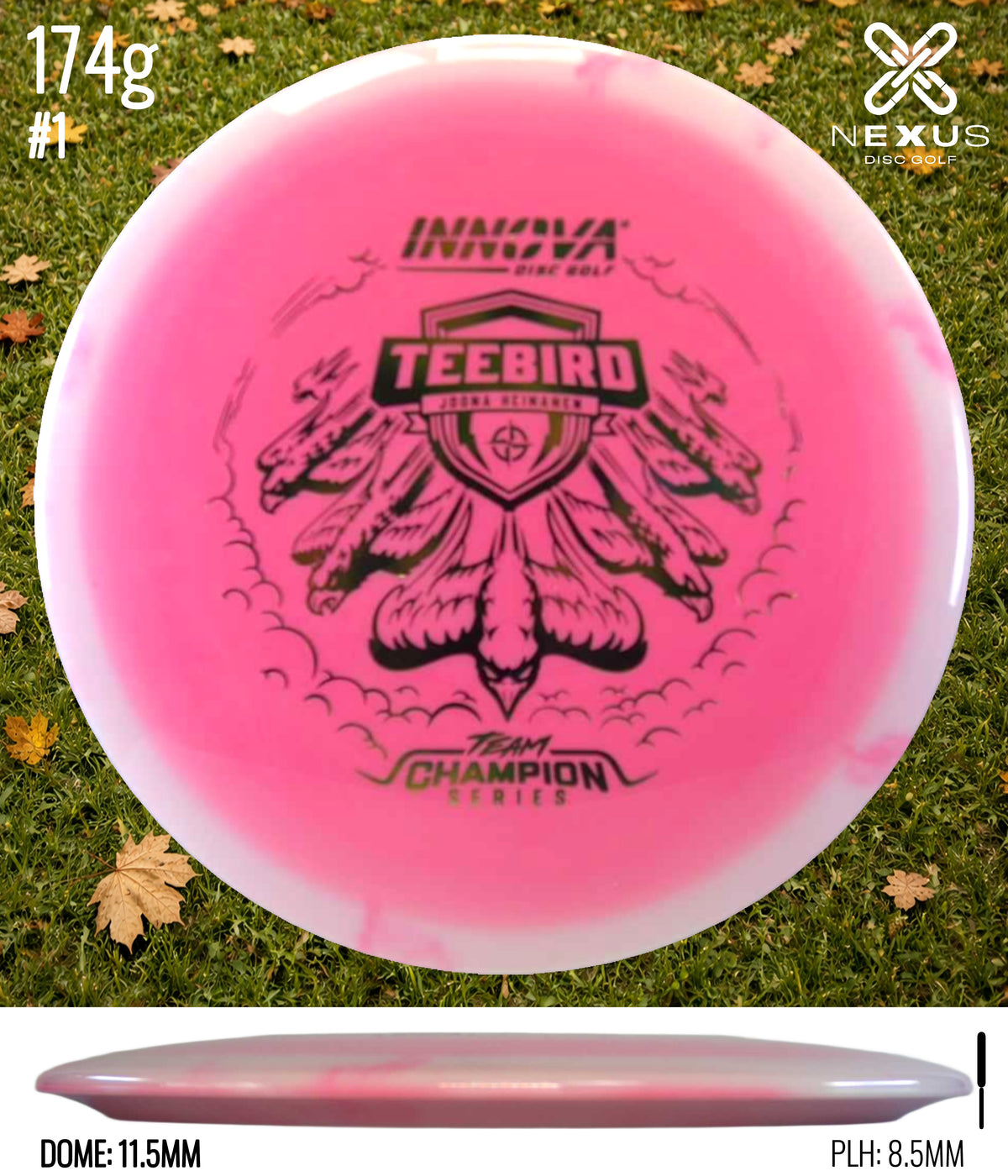 Innova TeeBird Halo Star Pink/Green 174g