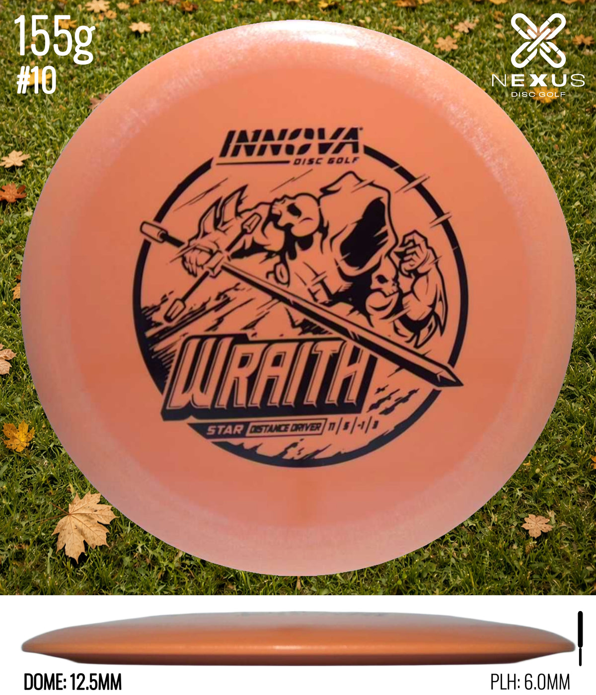 Innova Wraith Star Orange/Black 155g