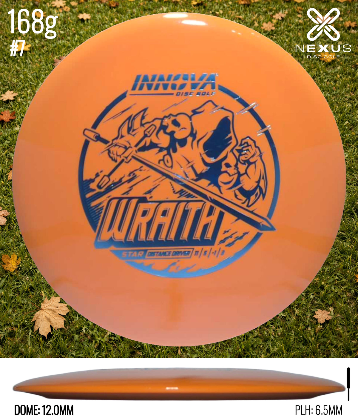 Innova Wraith Star Orange/Blue 168g