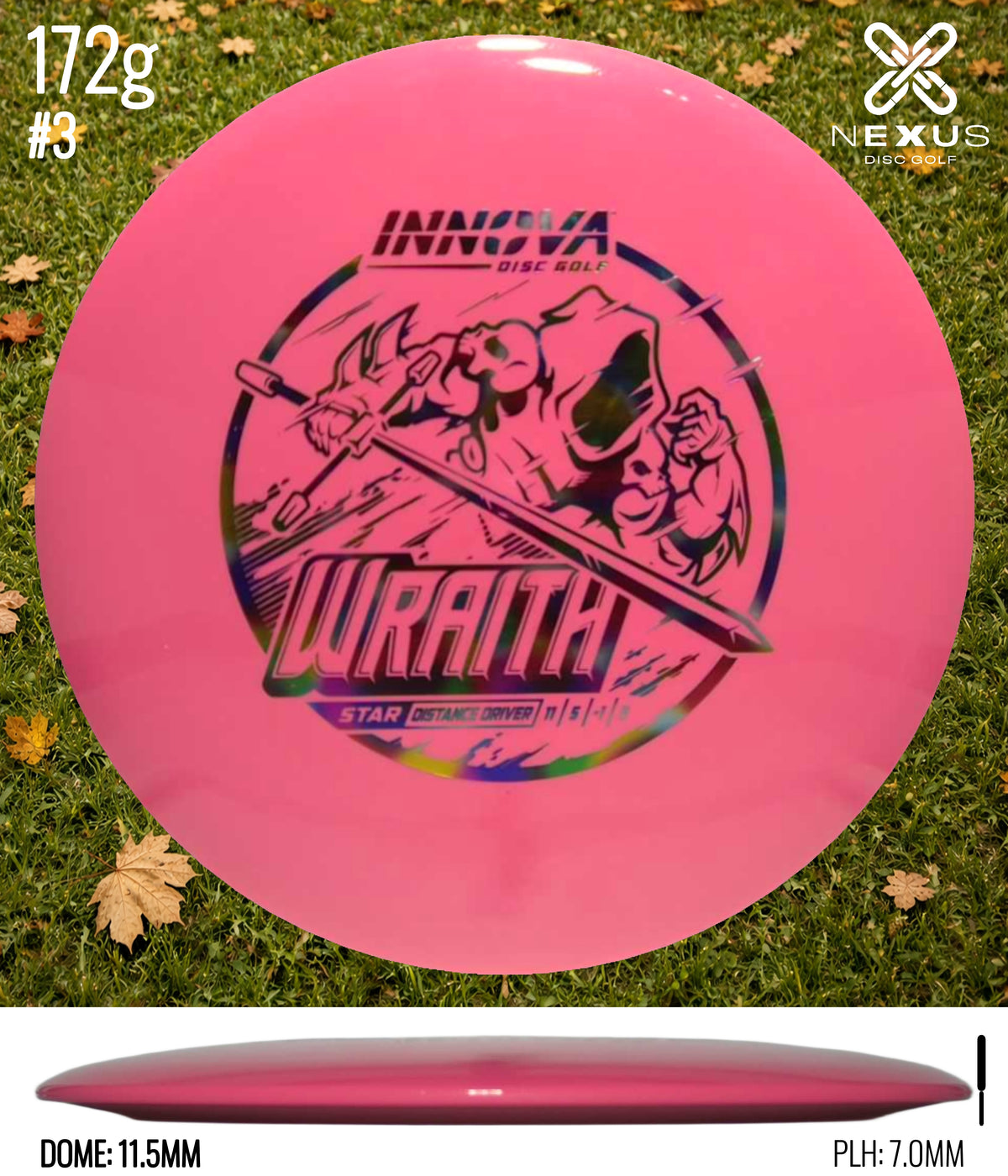 Innova Wraith Star Pink/Rainbow 172g
