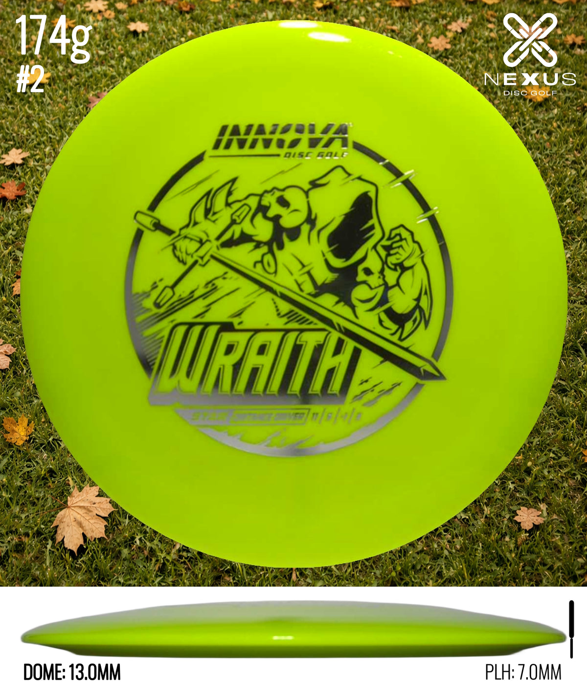 Innova Wraith Star Yellow/Silver 174g