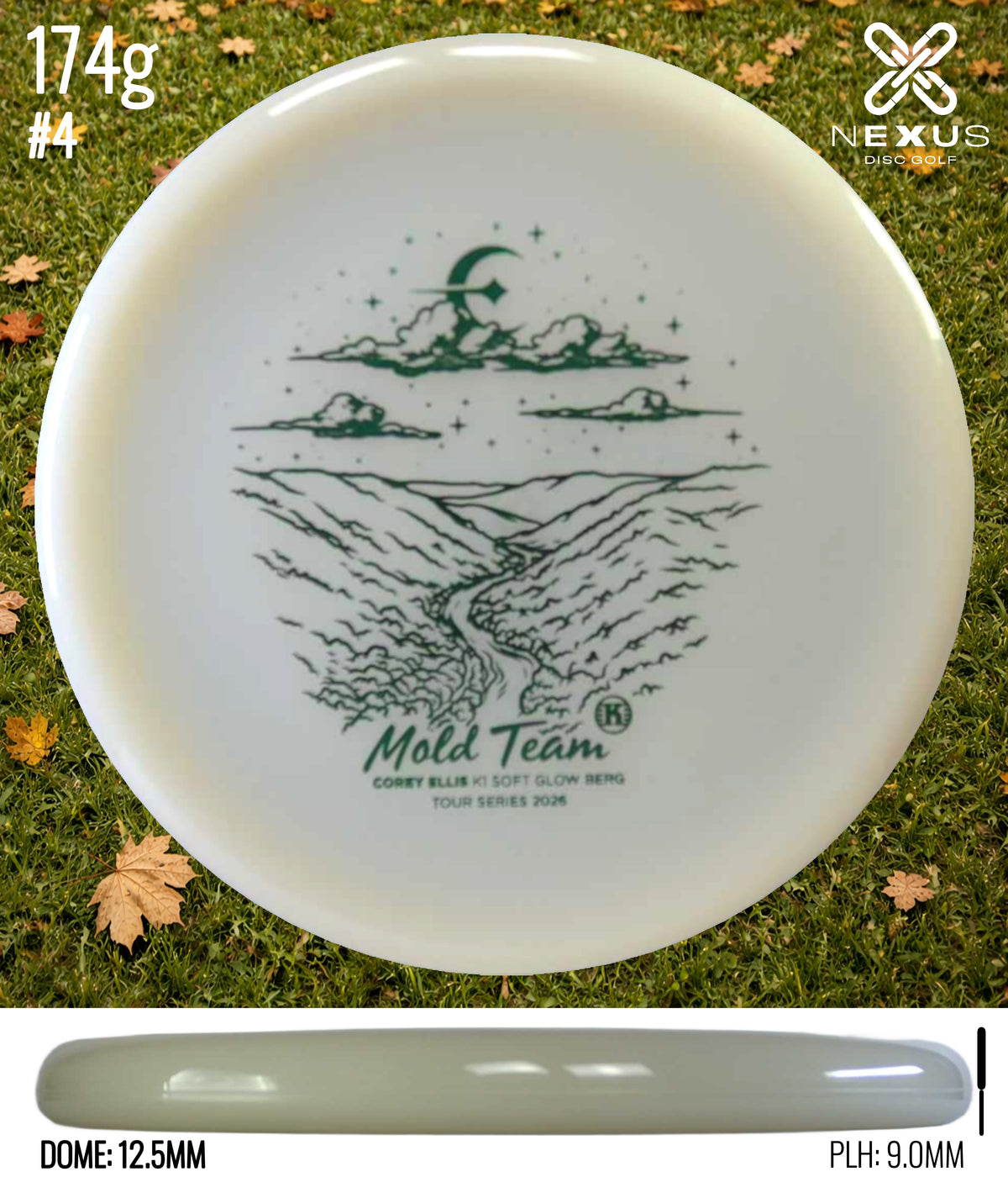 Kastaplast Berg K1 Glow 174g