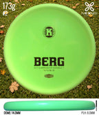 Kastaplast Berg K3 Hard Green 173g