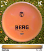 Kastaplast Berg K3 Hard Orange 175g