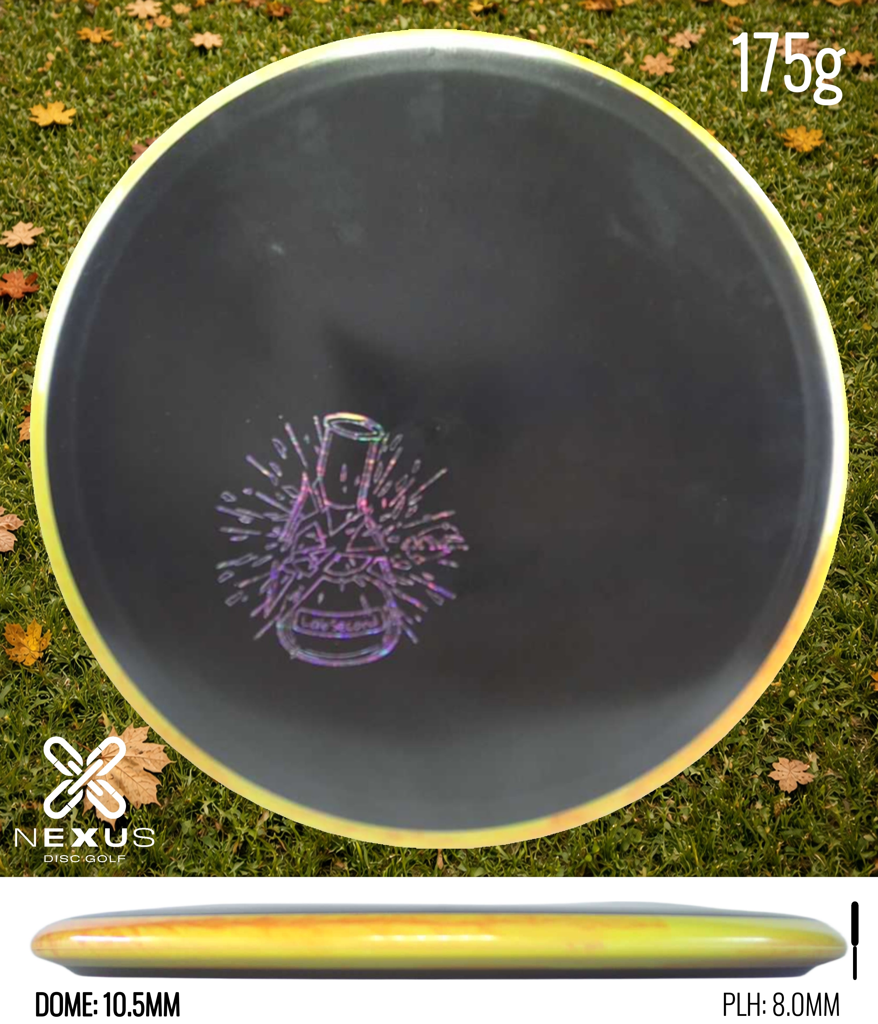KCFDC Lab 2nd discs Neutron Black/Holographic 175g
