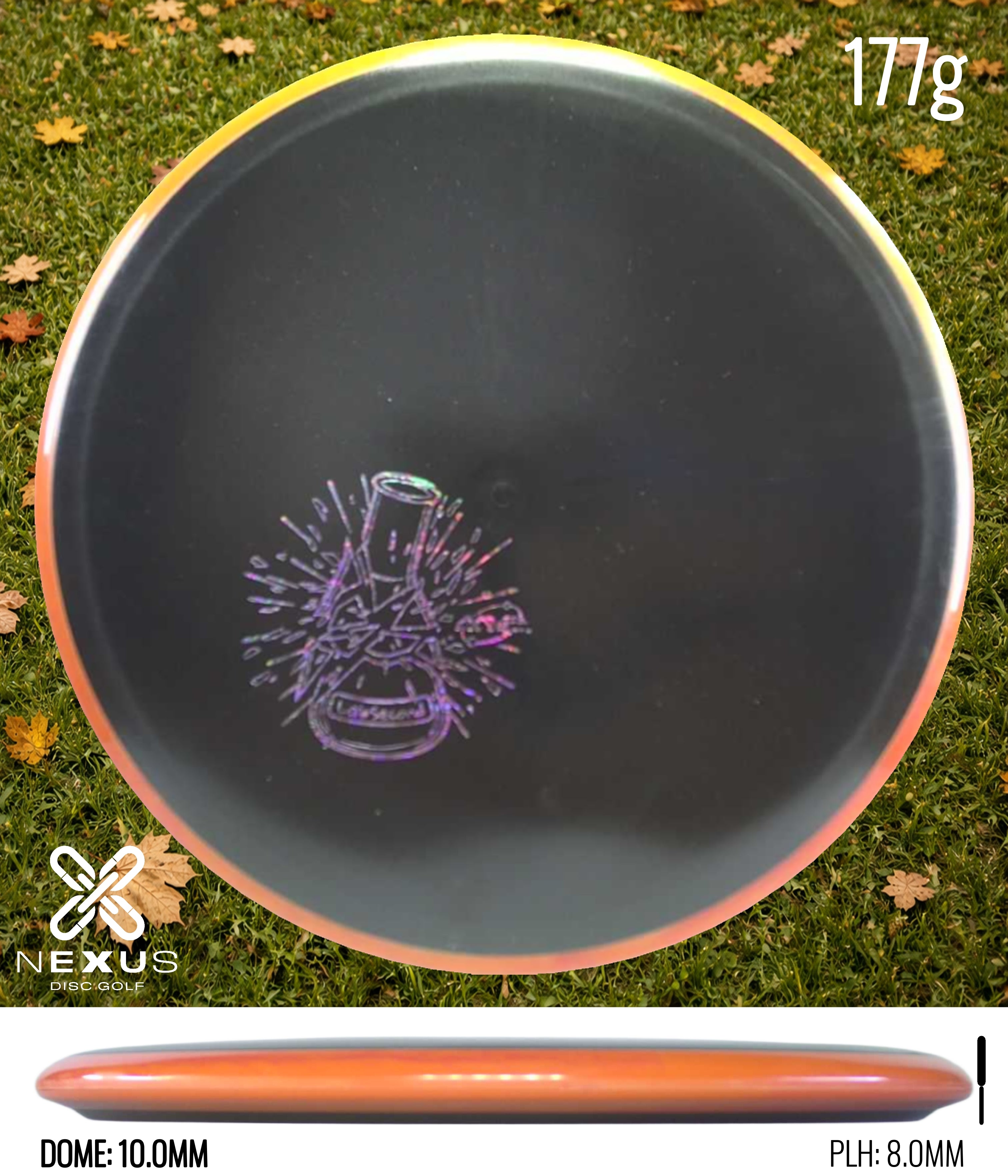 KCFDC Lab 2nd discs Neutron Black/Holographic 177g