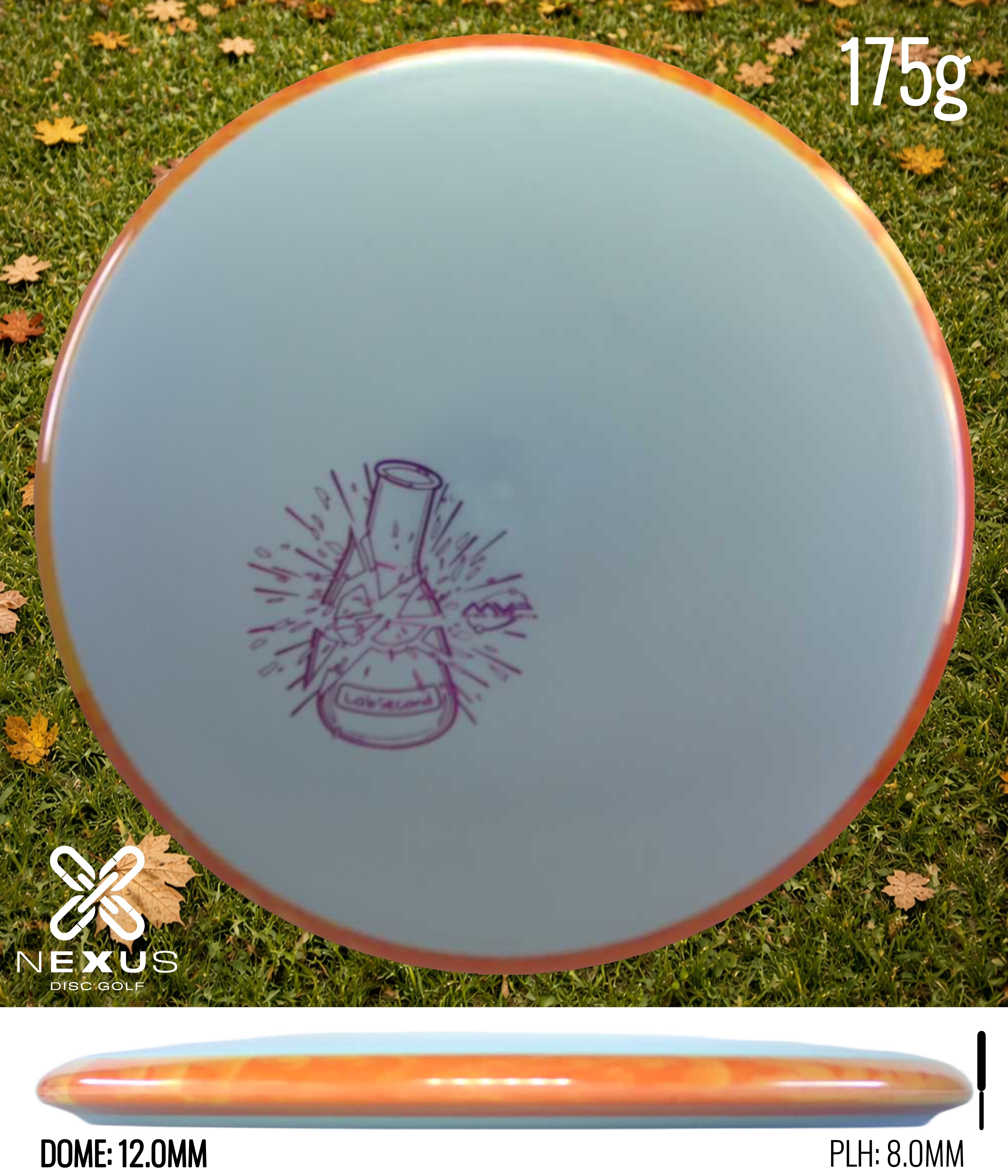 KCFDC Lab 2nd discs Neutron Blue/Purple Metallic 175g