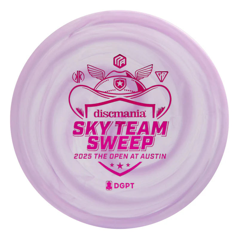 Discmania Flex 2 Swirl D-Line FD Sky Team Sweep TS25 (Open@Austin)