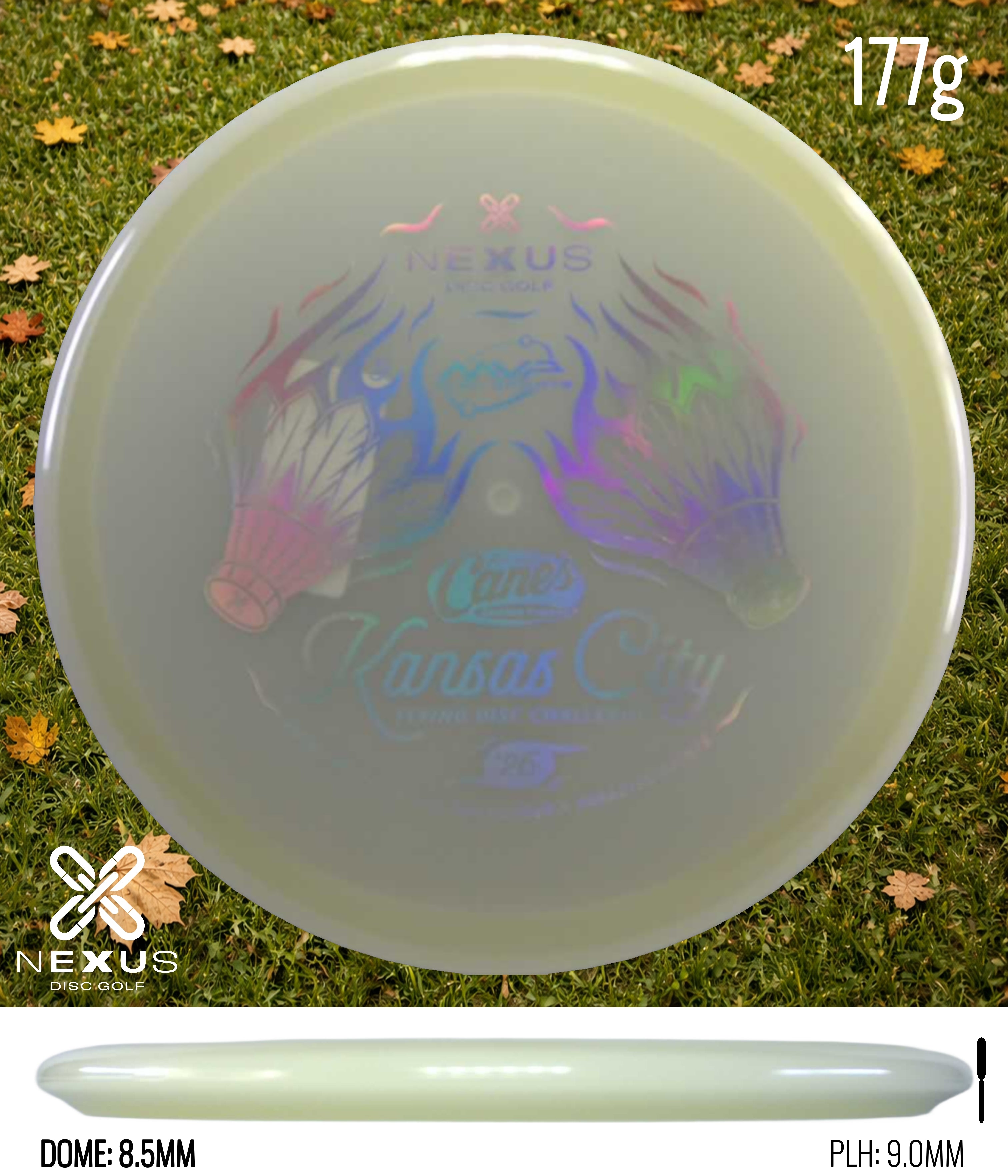 MVP 2026 Kansas City Flying Disc Challenge Disc Glow/Silver 177g