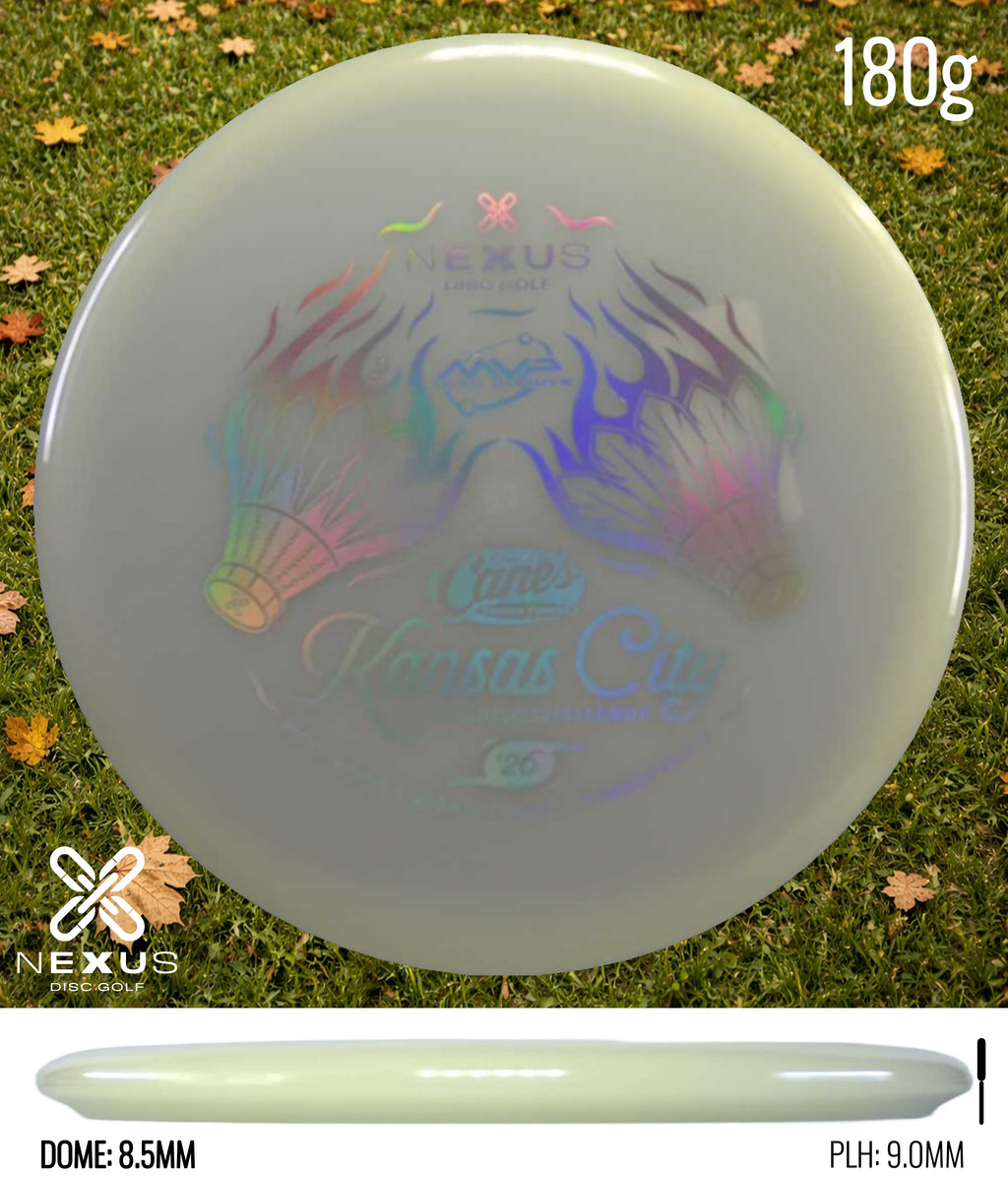 MVP 2026 Kansas City Flying Disc Challenge Disc Total Eclipse Glow/Silver 180g