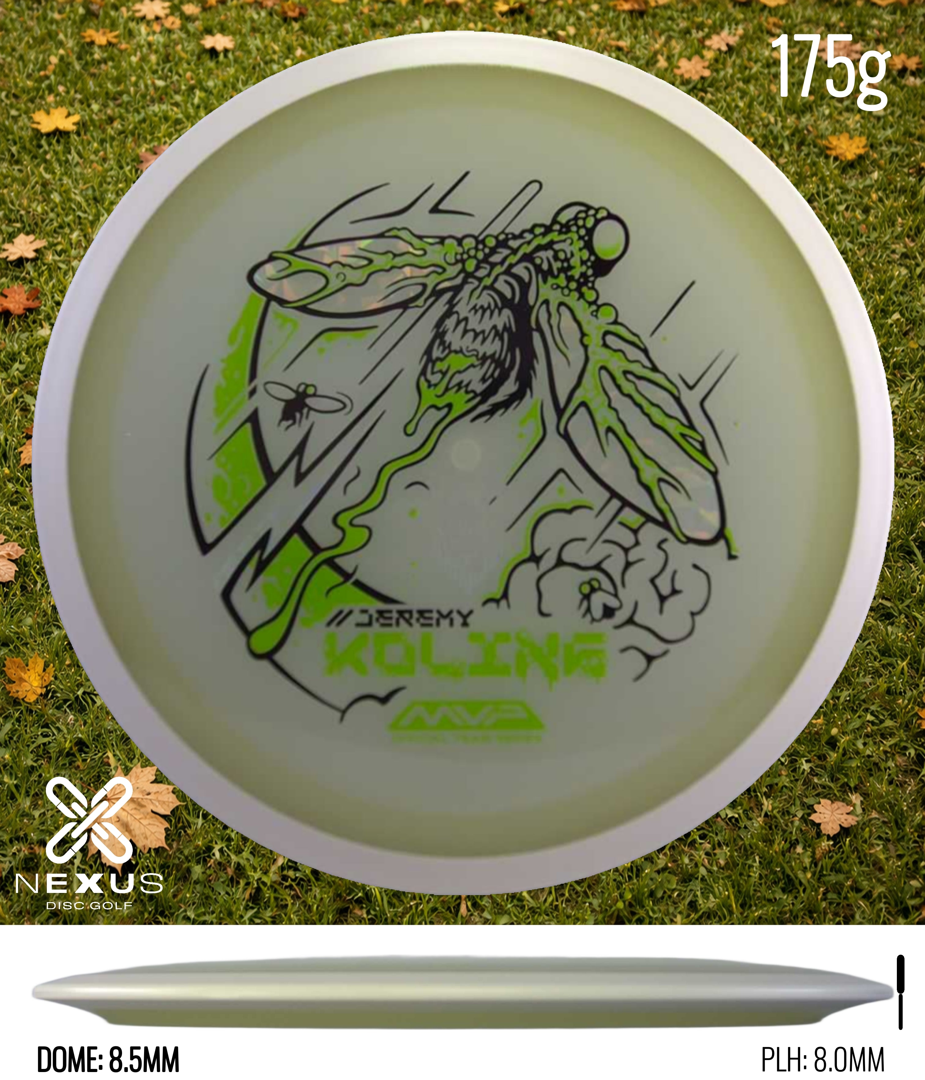 MVP Control Glow/Black, Green Metallic 175g